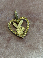 Playboy Bunny Heart Charm