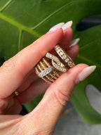 Diamond Striker Square Ring