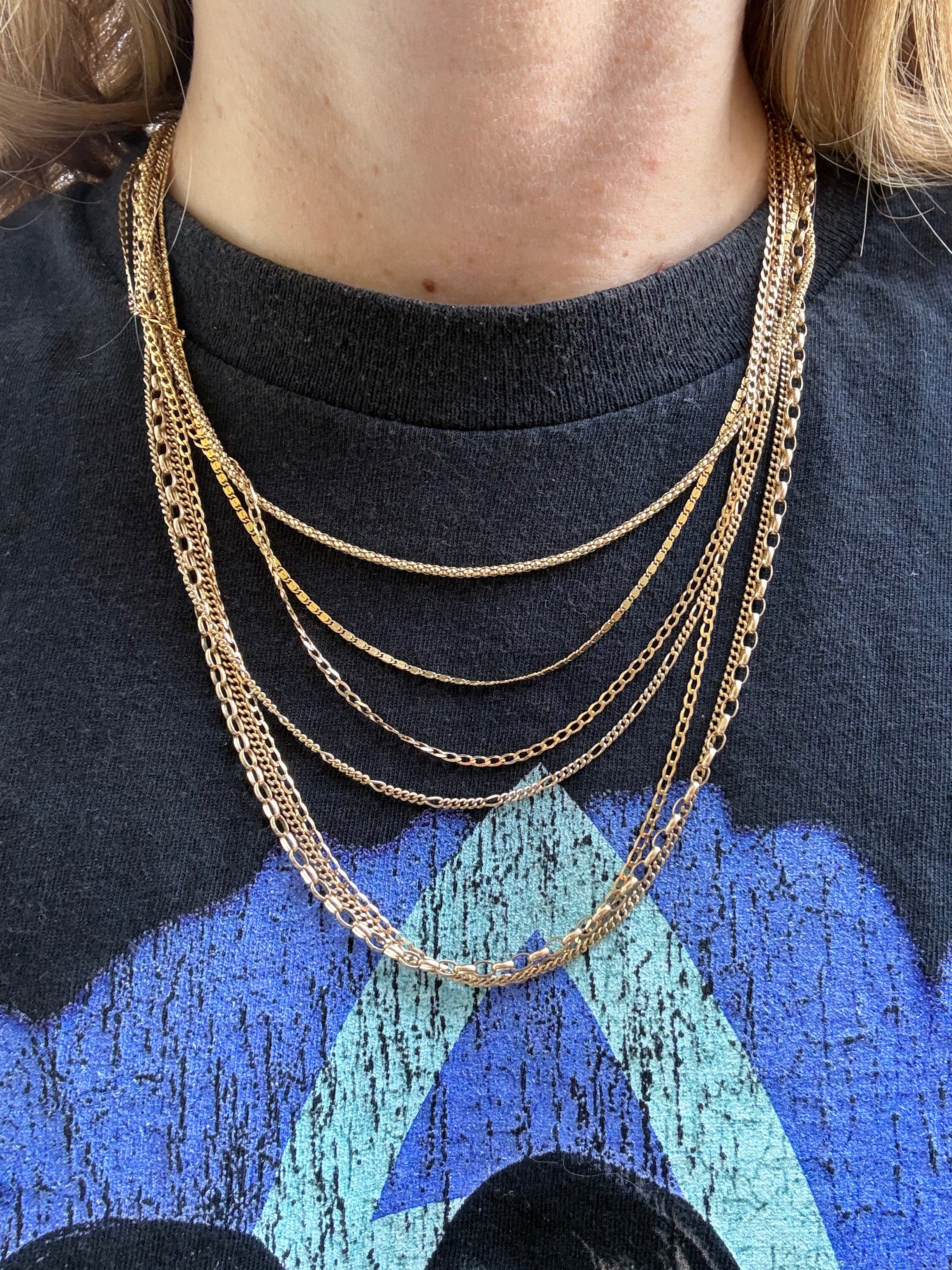 Solid Everyday Barrel Clasp Curb