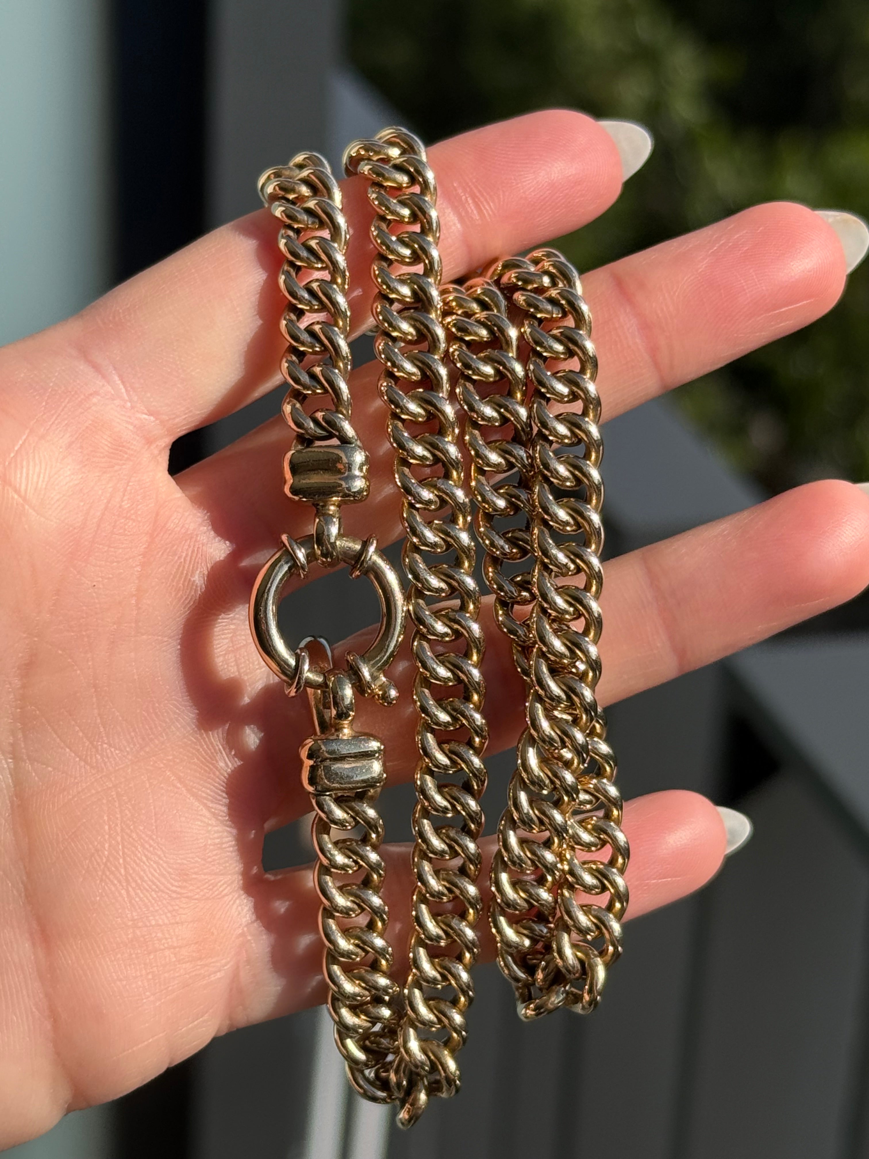 Chunky Rounded Curb Chain