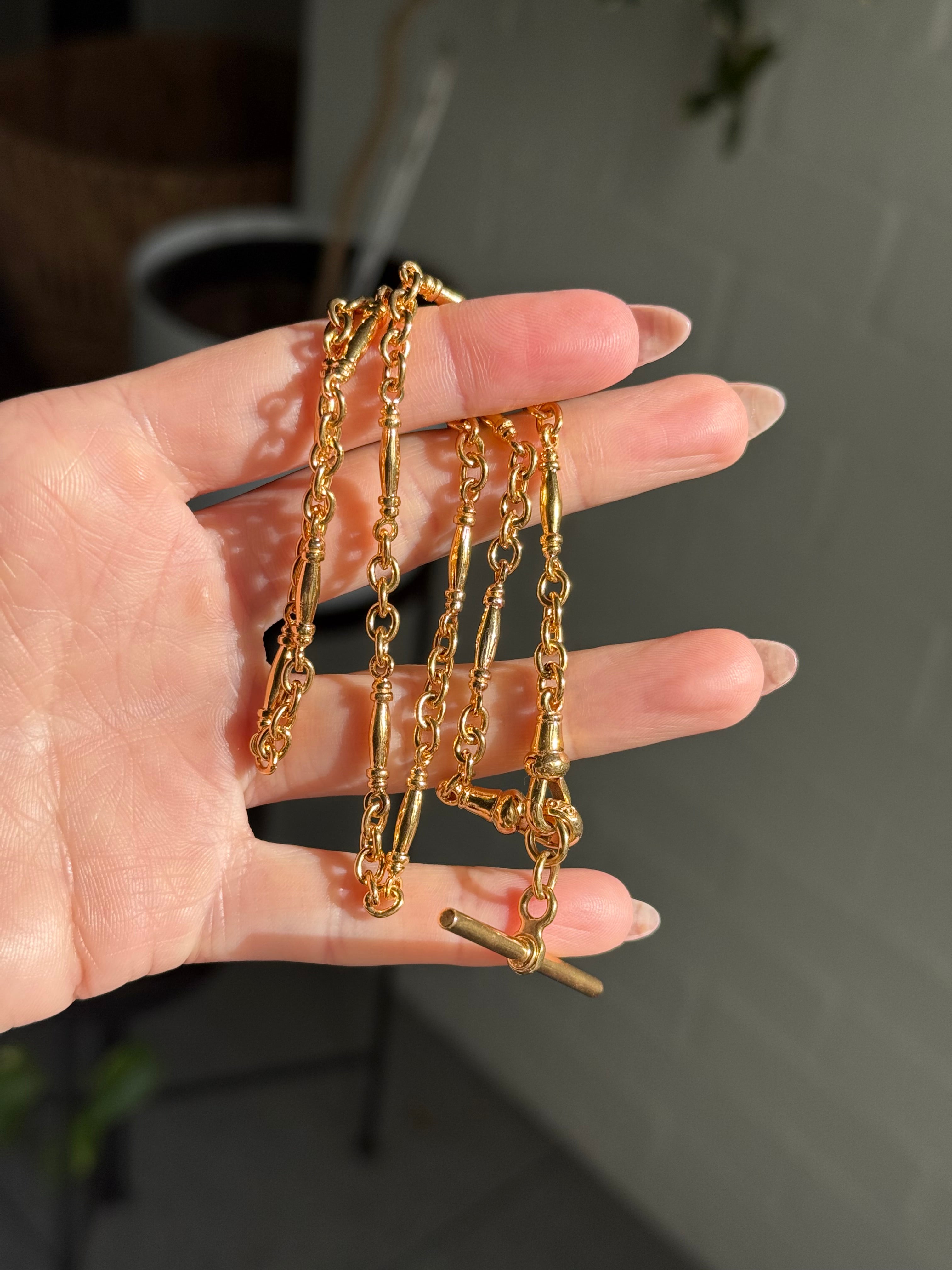 Fancy Trombone Watch Chain