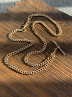 10k 28” Antique Albert Watch Chain