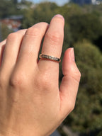 Champagne Diamond Stacker Band