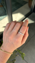 Load image into Gallery viewer, White Gold Half Eternity Diamond Band
