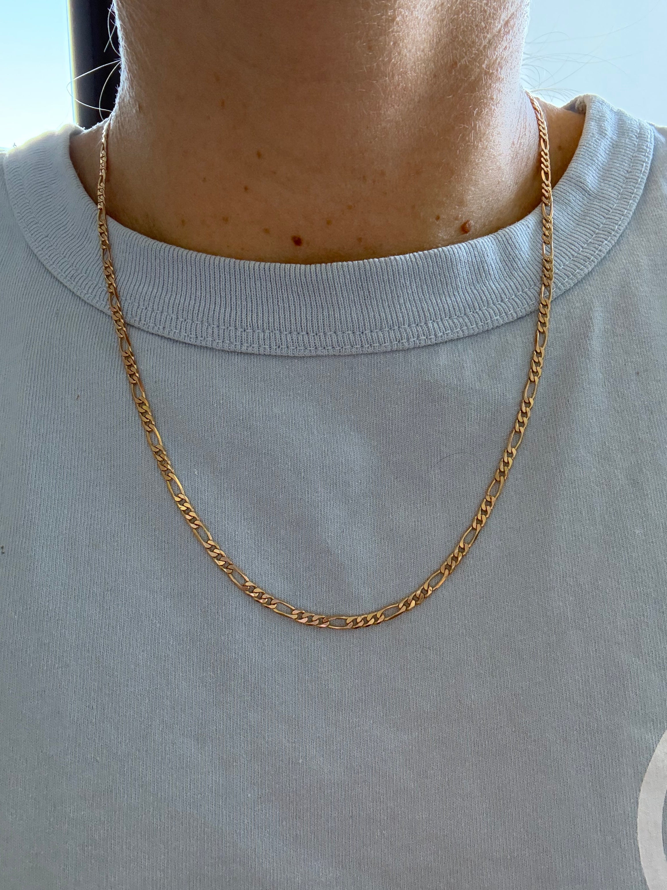 Solid Classic Figaro Chain