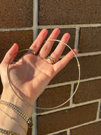 Striped Omega Wire Chain