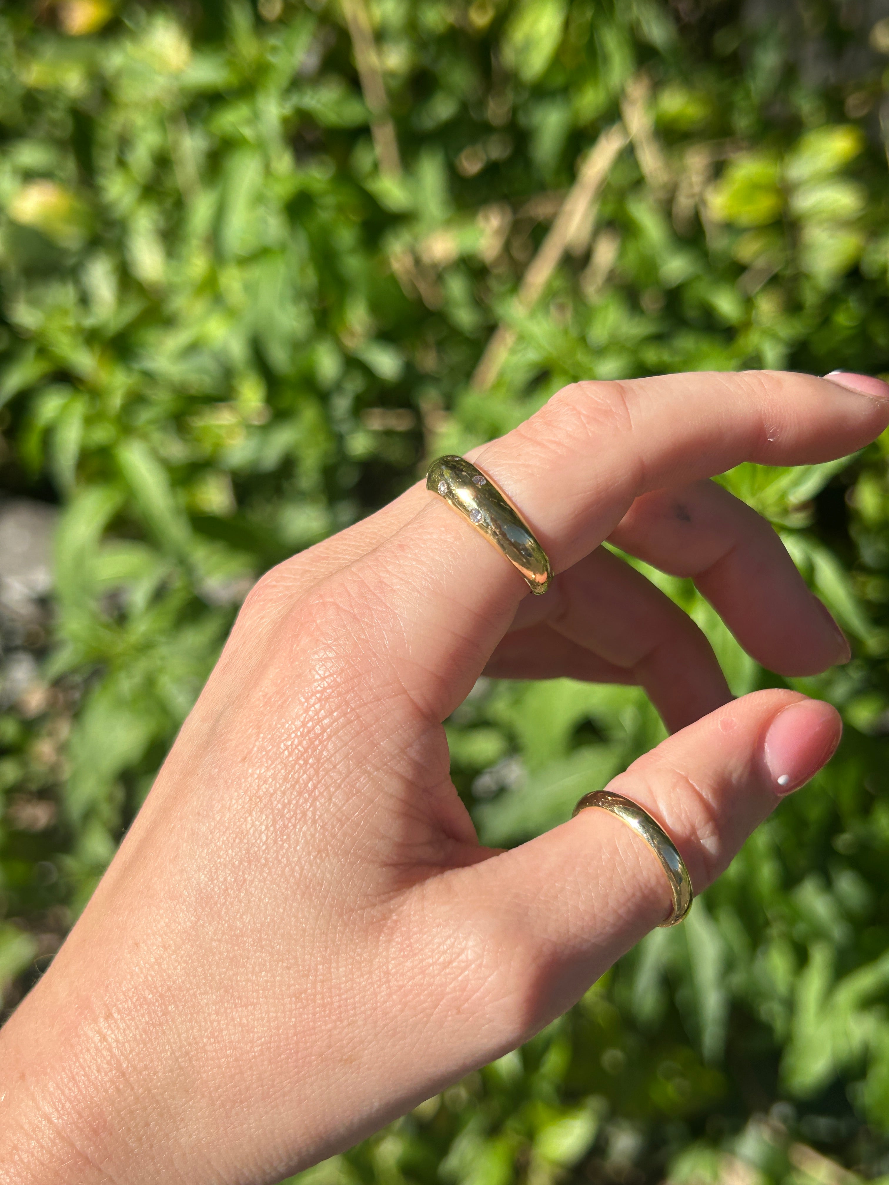 Diamond Gypsy Dome Ring