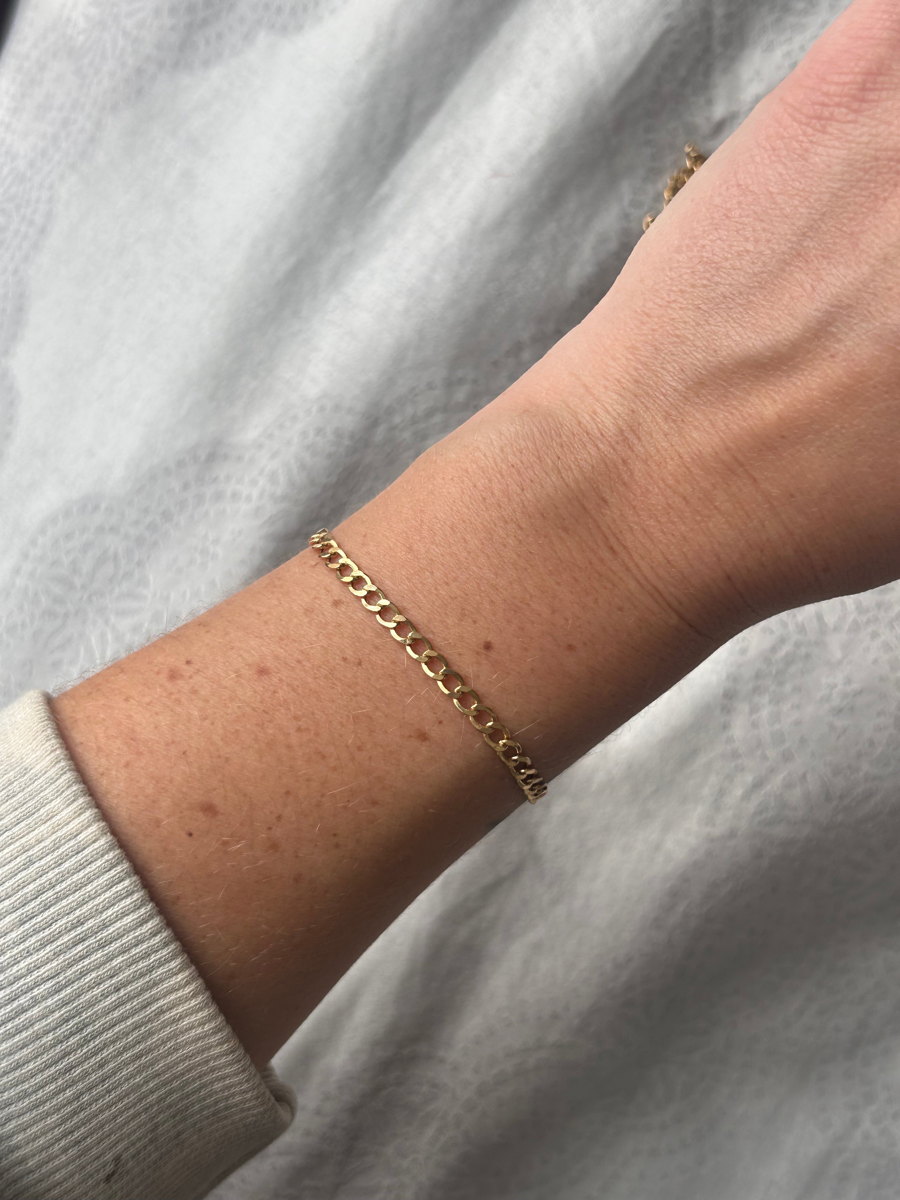 Flat Curb Bracelet