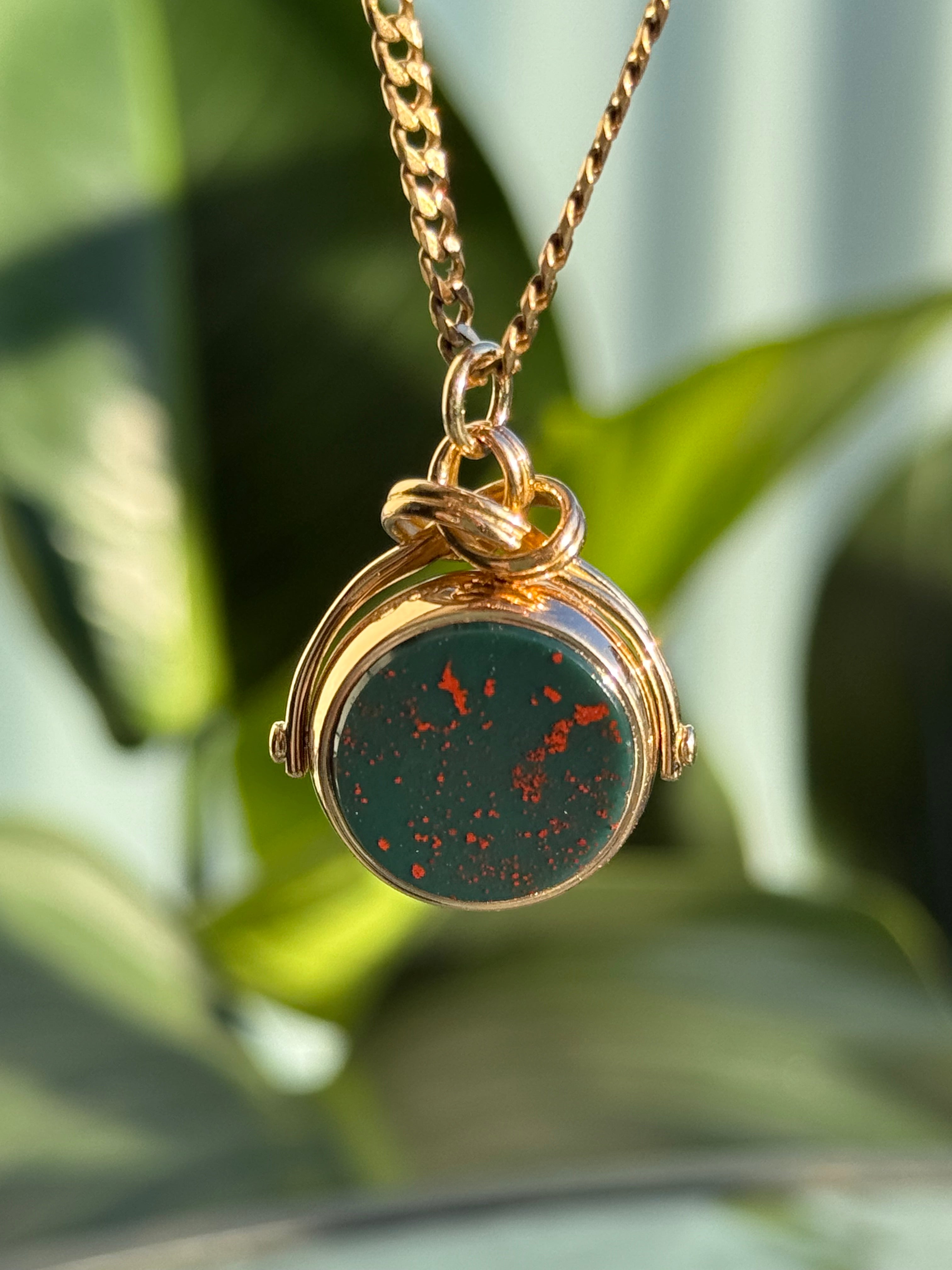 Bloodstone Carnelian Antique Talisman