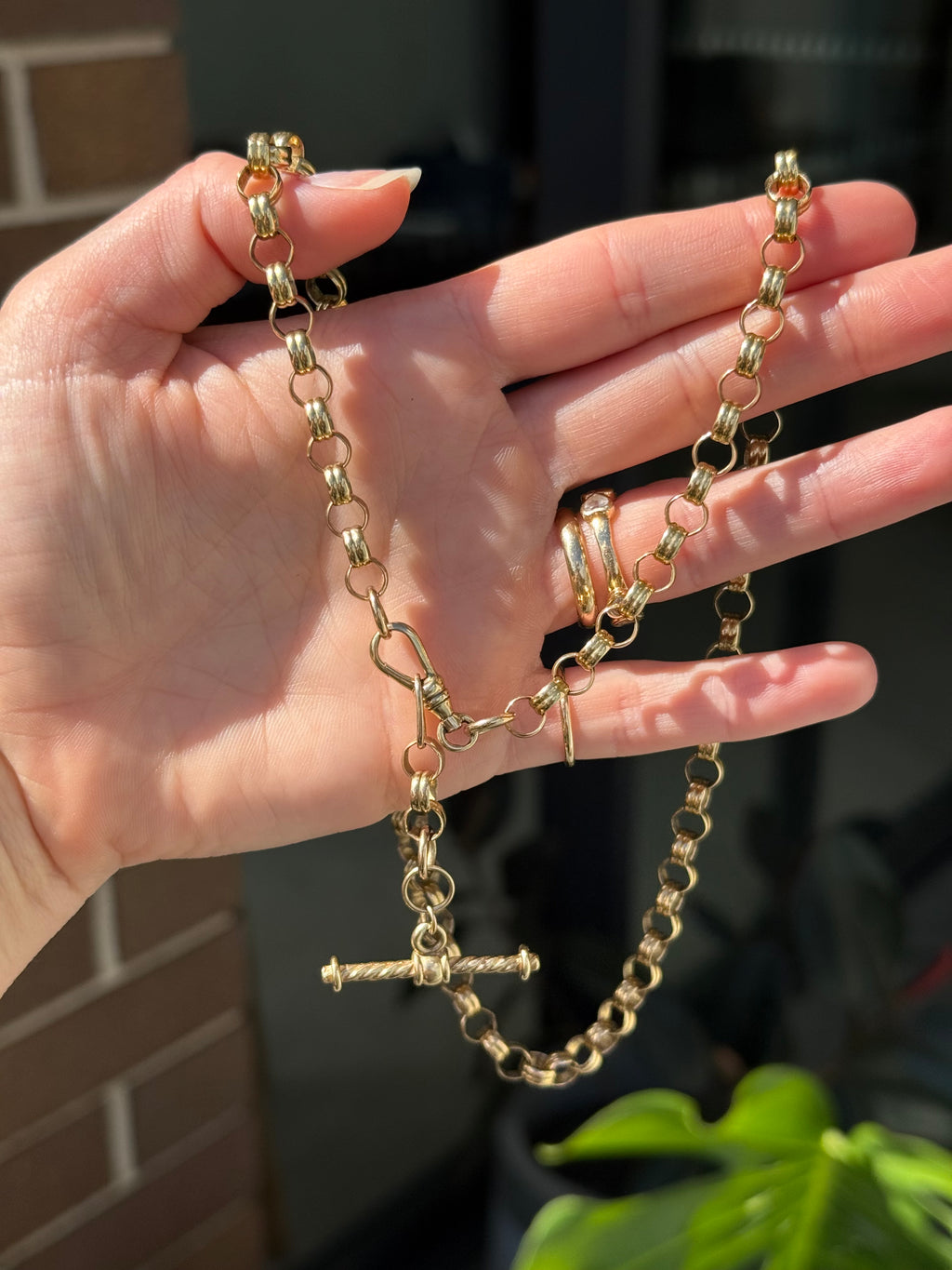 Fancy Rolo Watch Chain