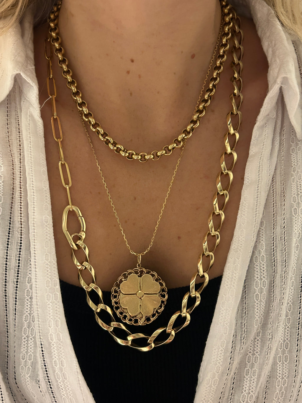 Solid Long Biker Chain