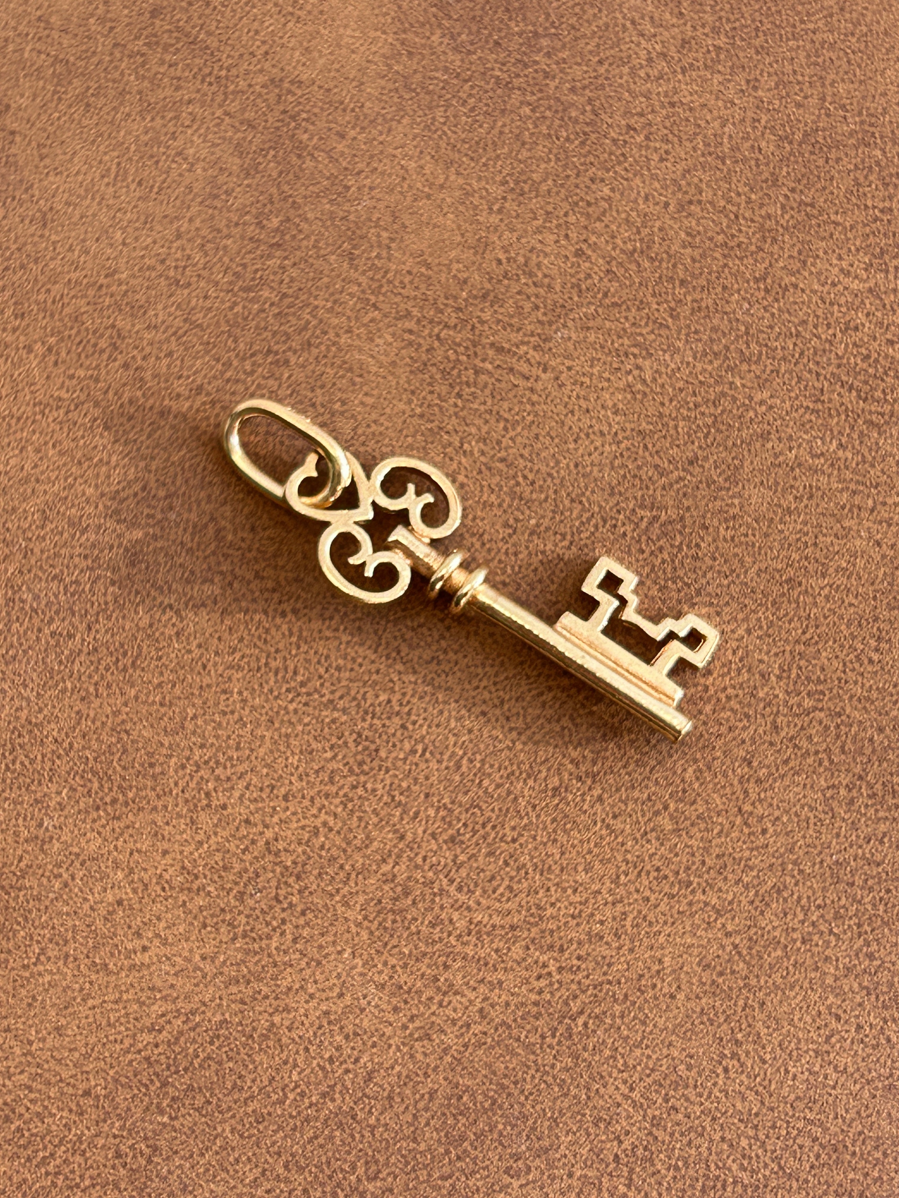 Key Heart Charm