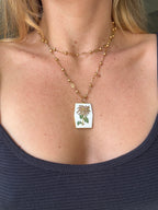 Light Pink Chrysanthemum Pendant