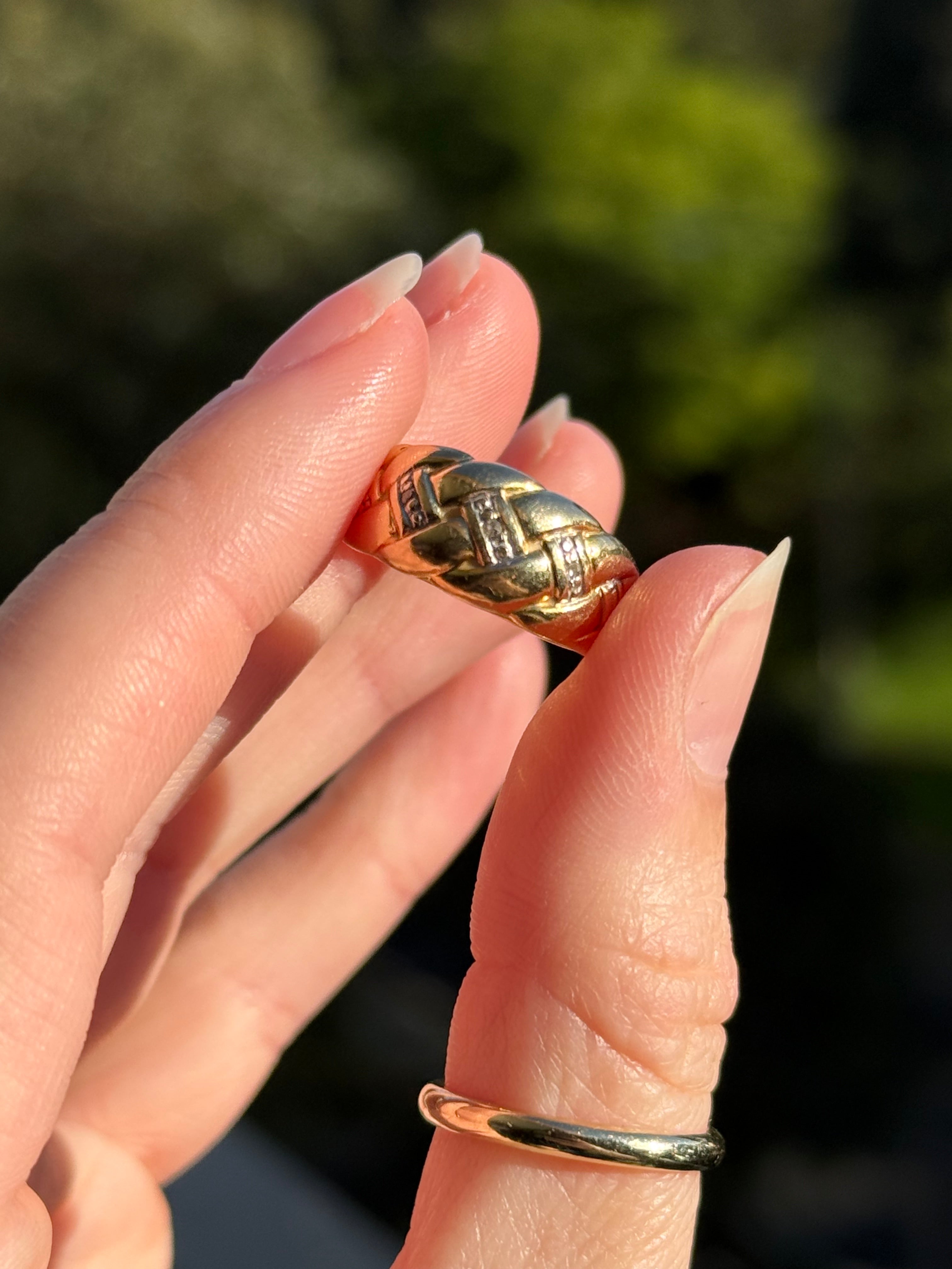 Diamond Woven Band