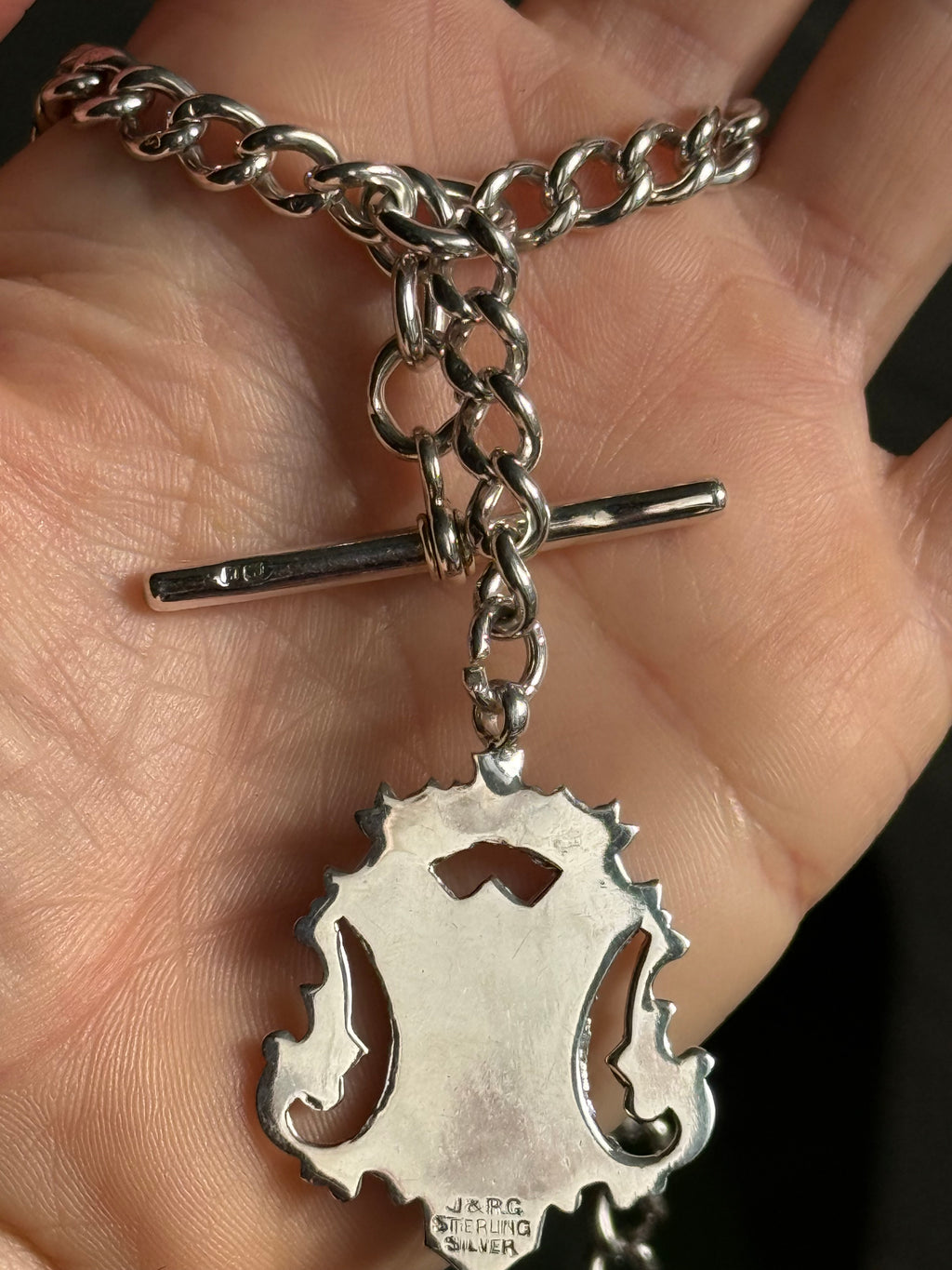 Solid Antique Albert Watch Chain
