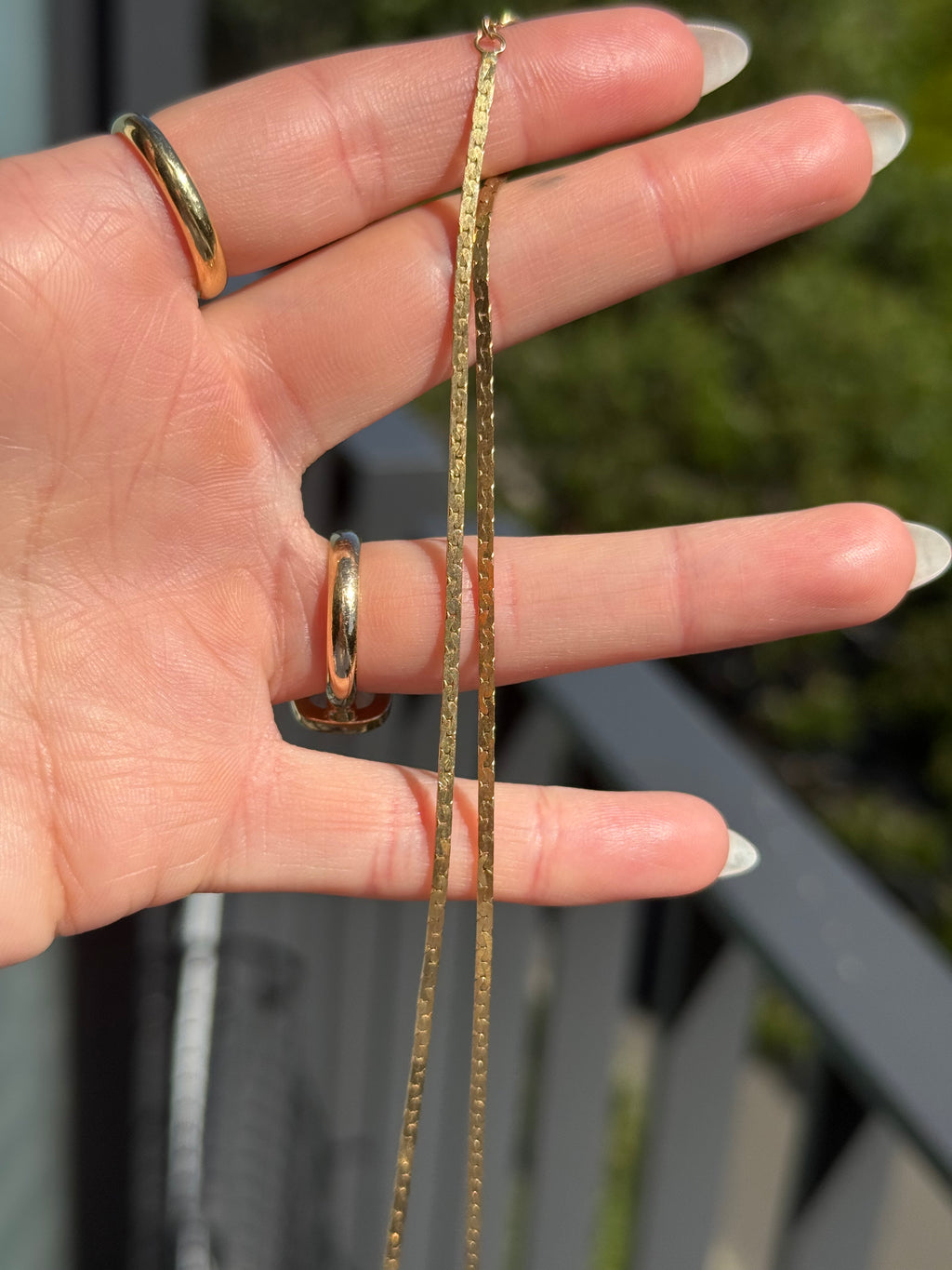 Flat Solid C Link Chain