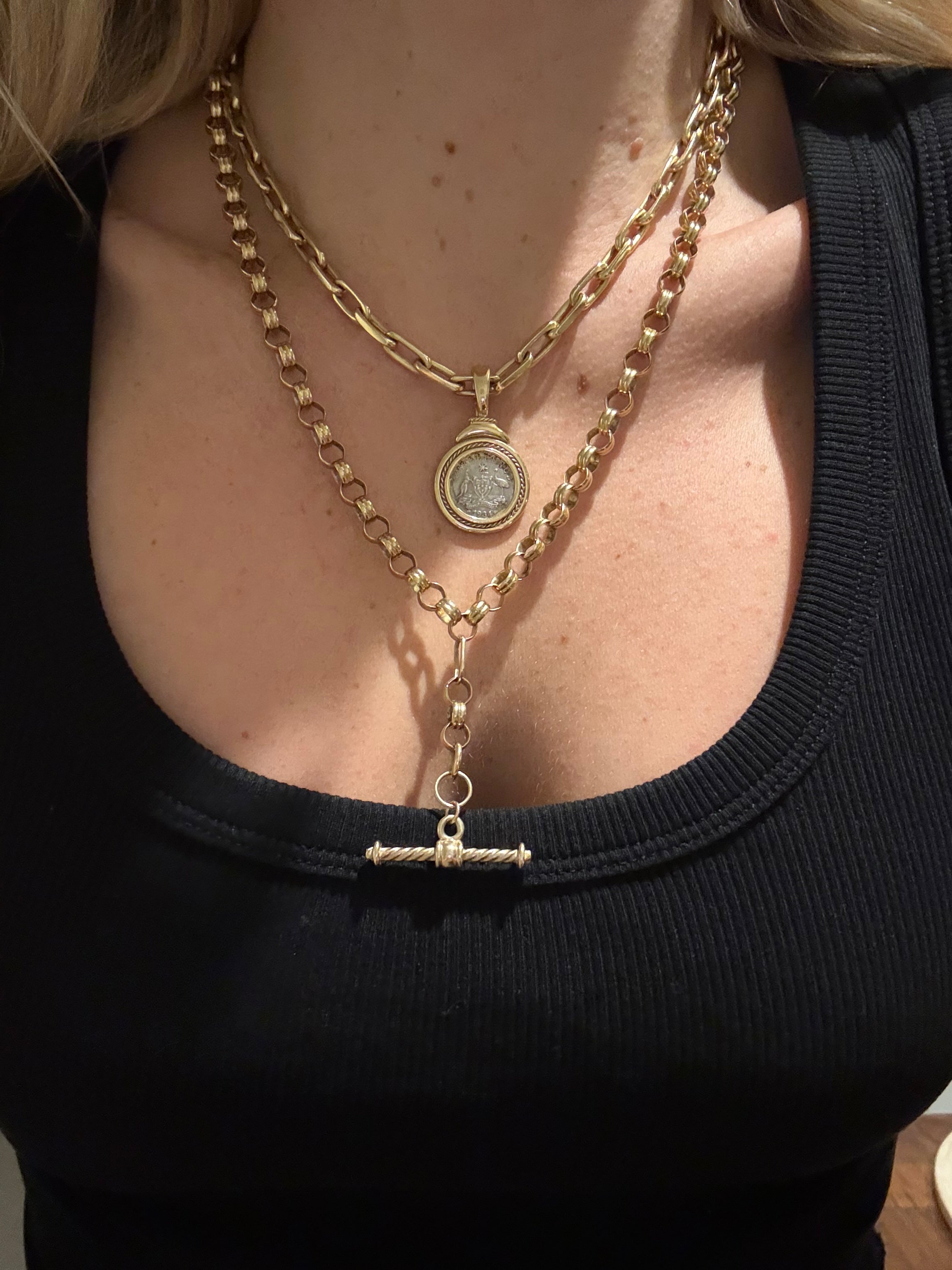 Fancy Rolo Watch Chain