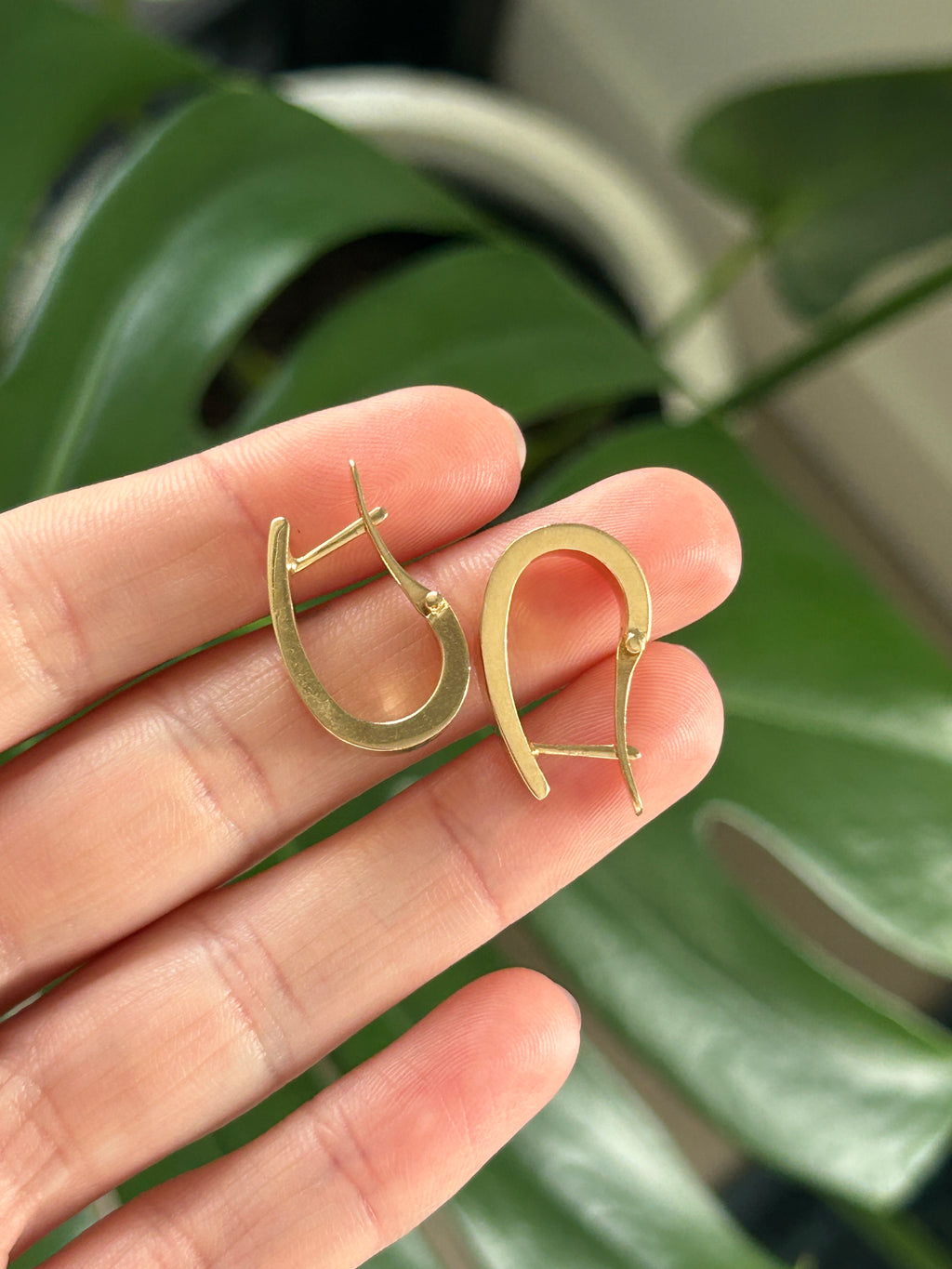 Teardrop Snap Earrings