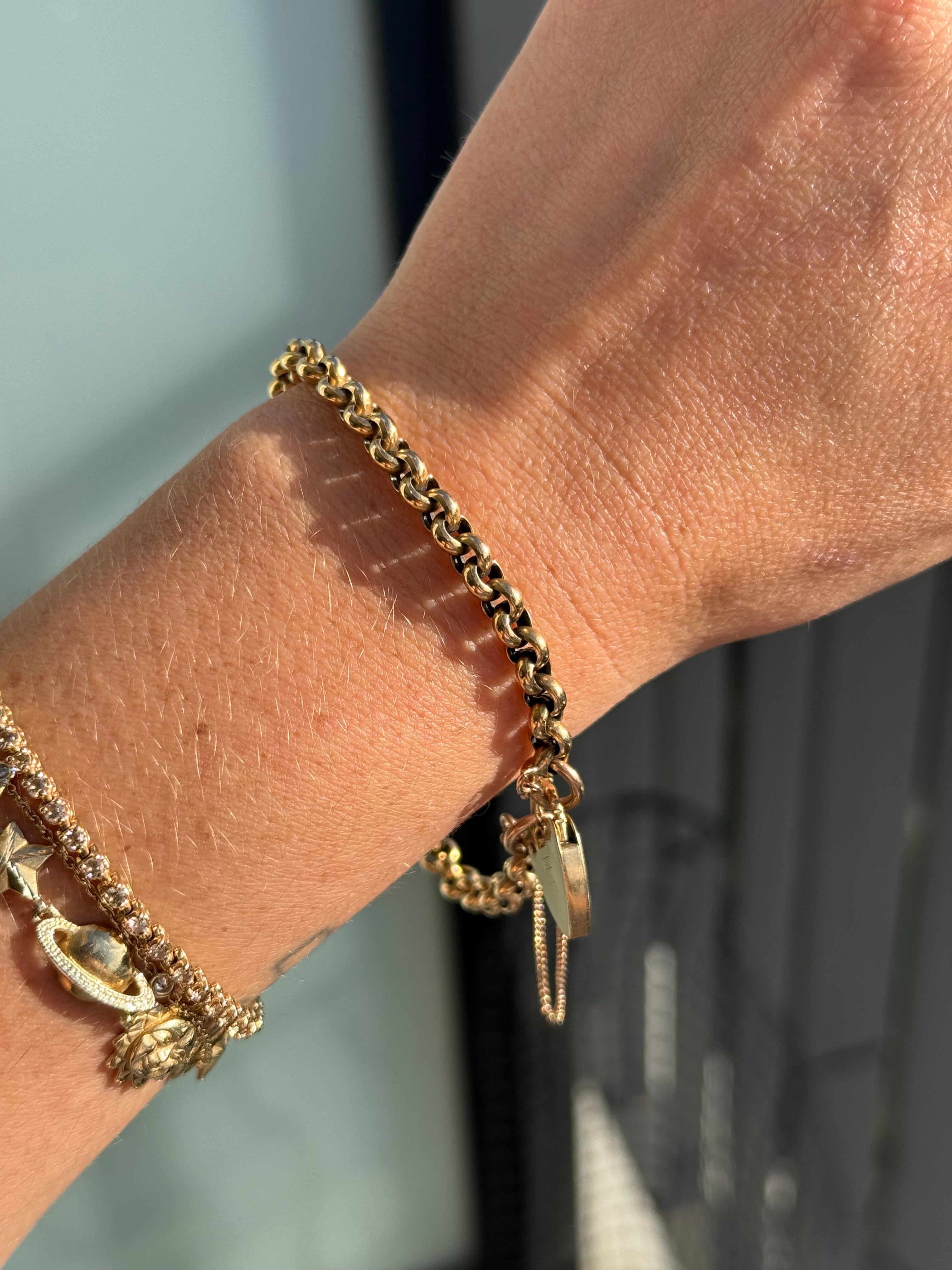 Rolo Padlock Bracelet