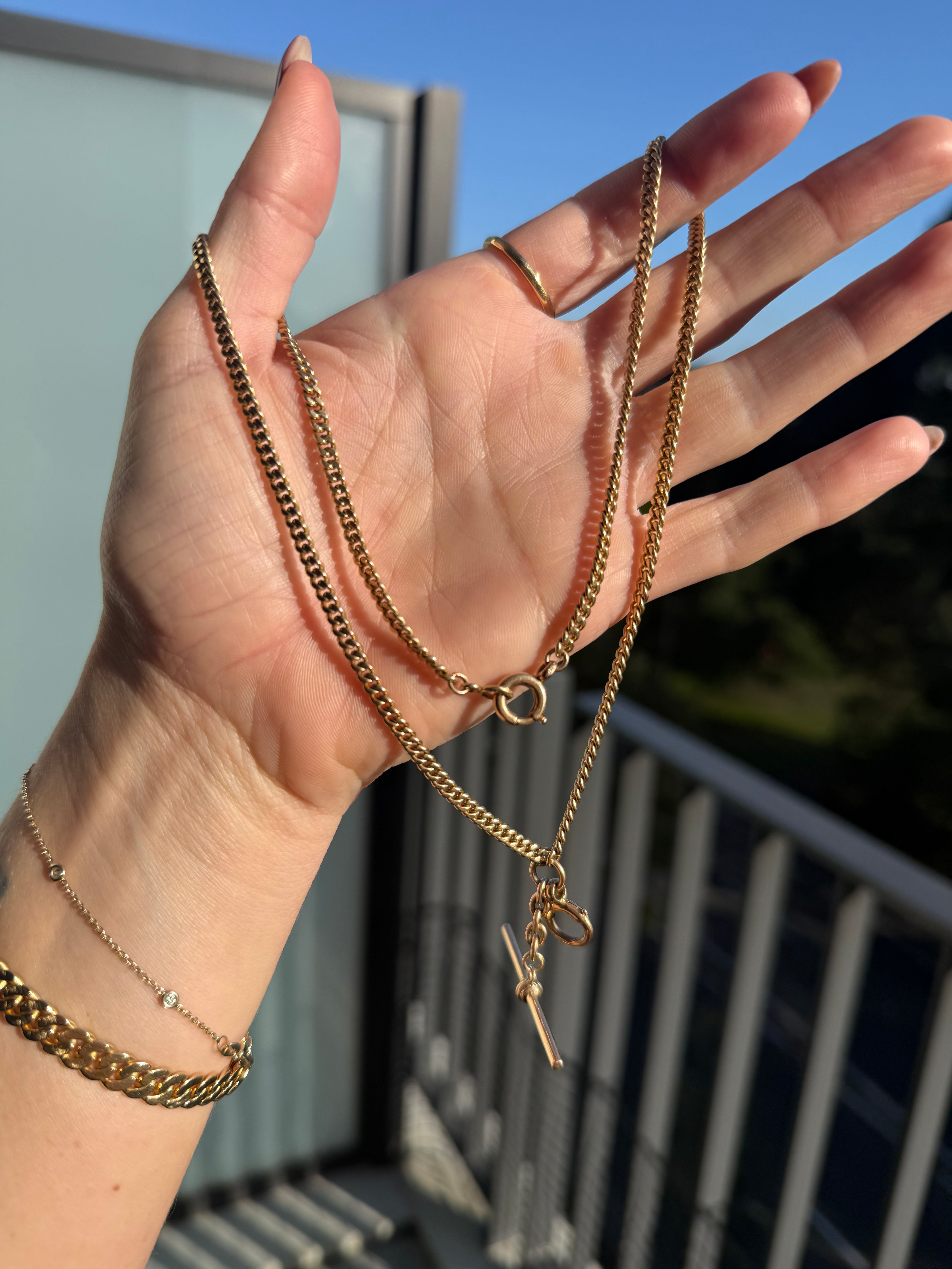 14k Antique Watch Chain