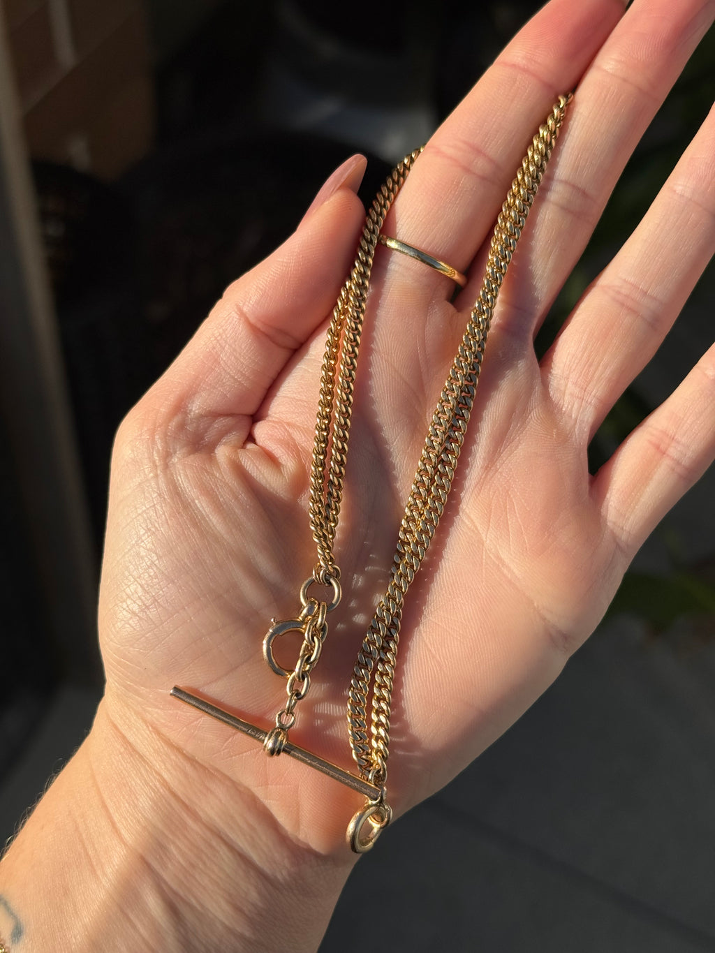14k Antique Watch Chain