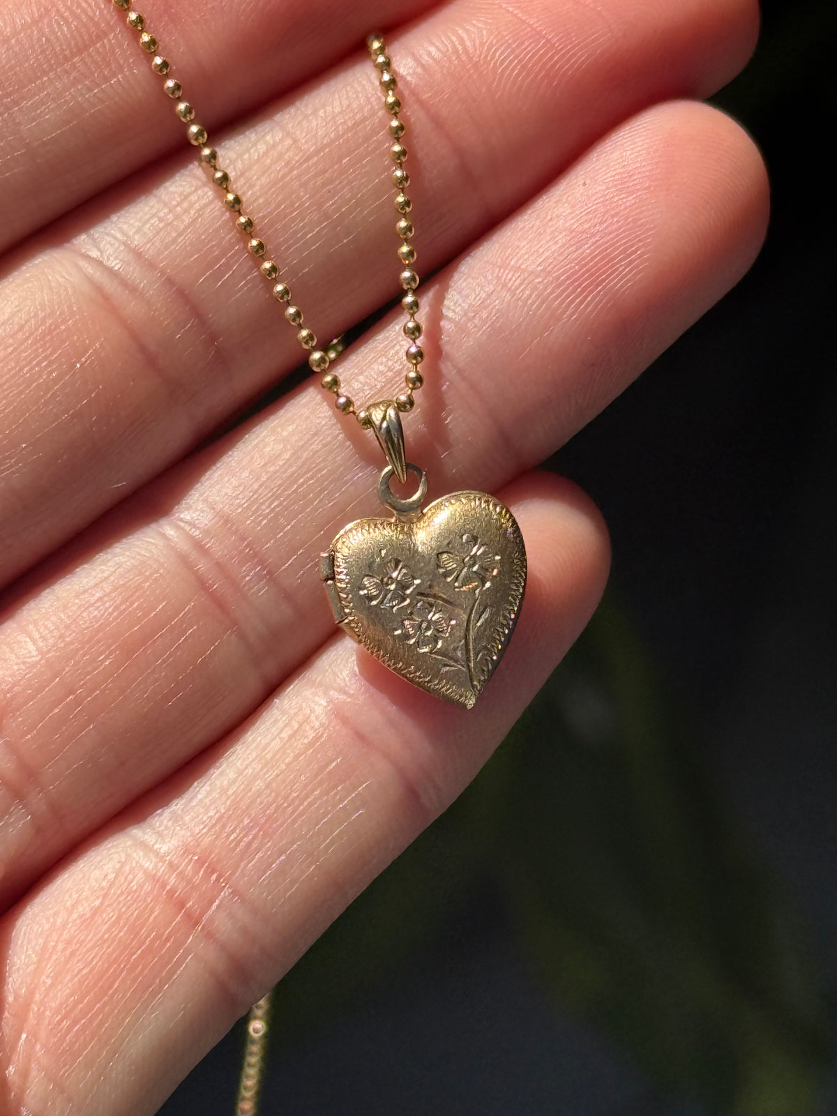Mini Floral Locket