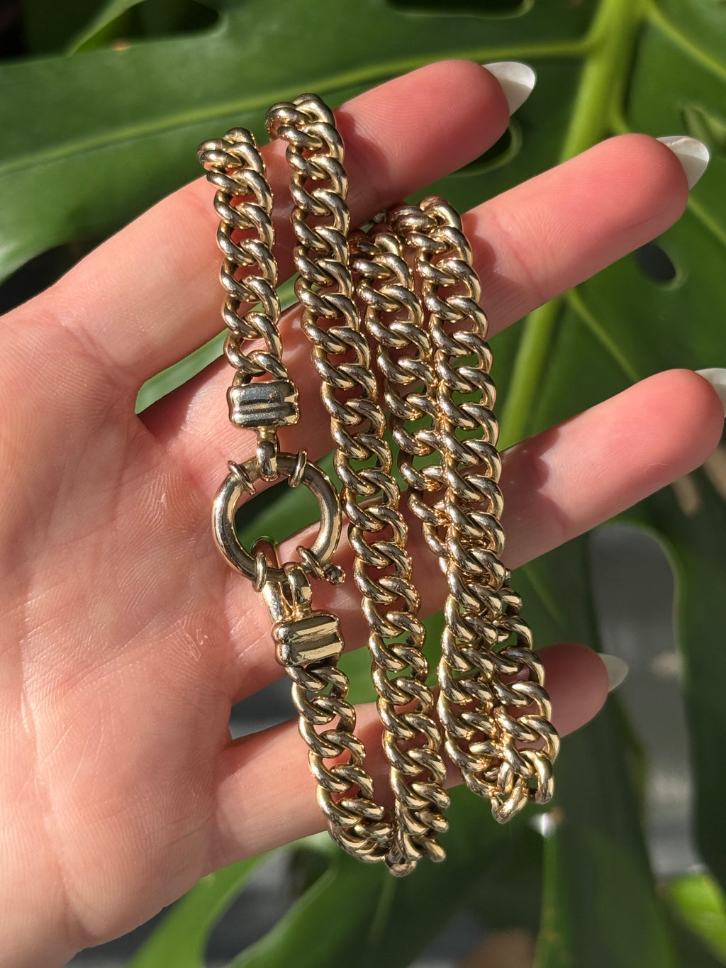 Chunky Rounded Curb Chain