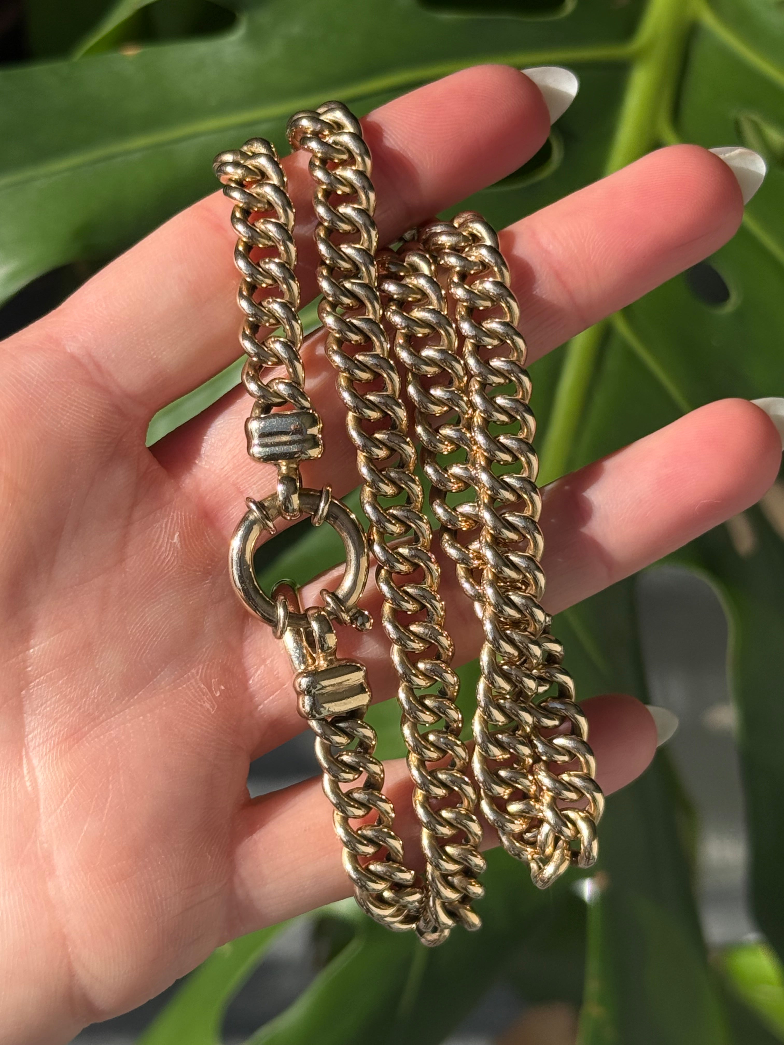 Chunky Rounded Curb Chain