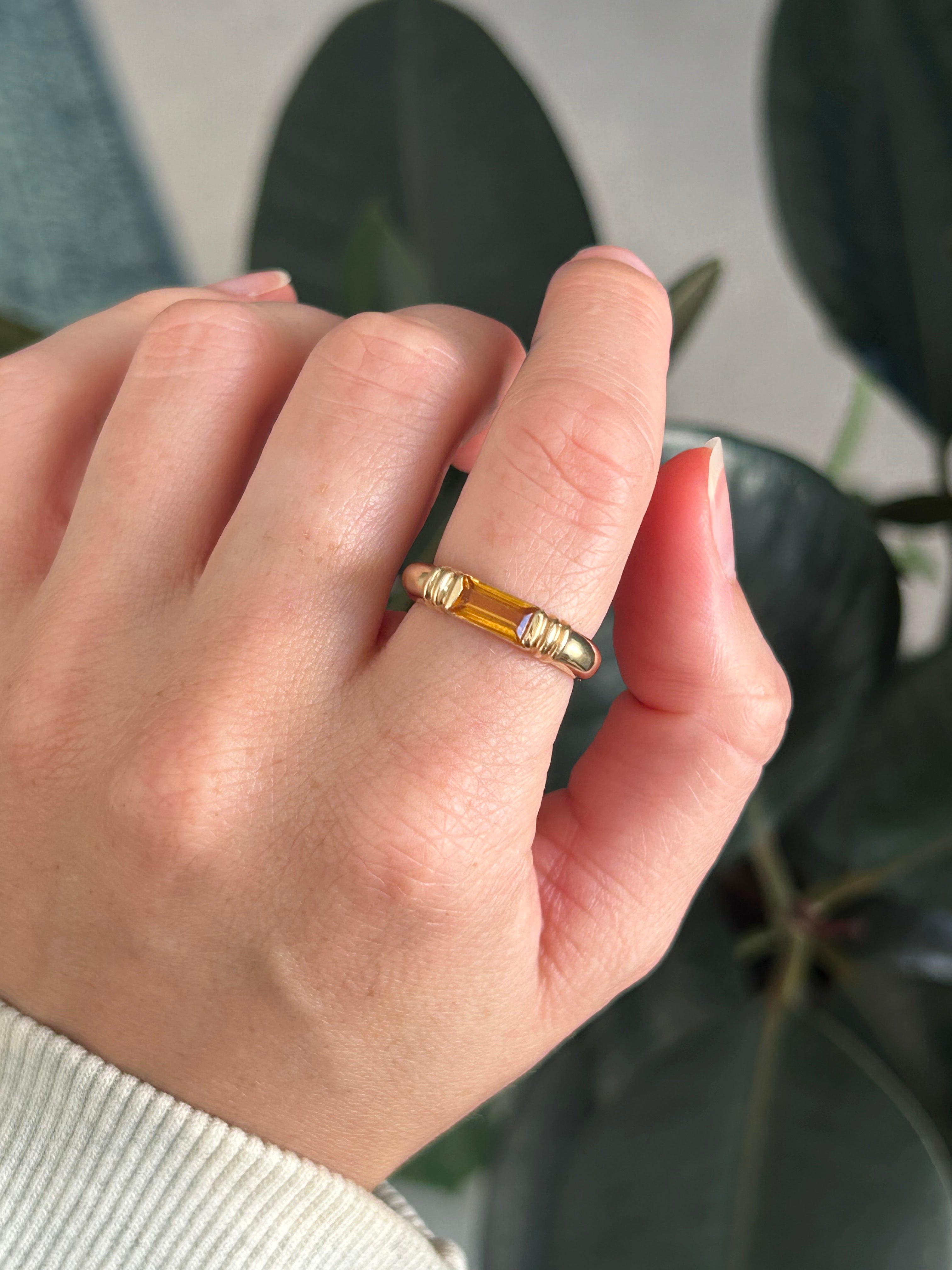 Citrine Ring