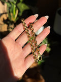 Diamond Cut Shimmery Rolo Bracelet