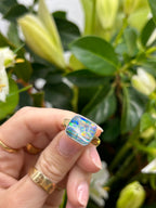 Australian Boulder Opal Ring