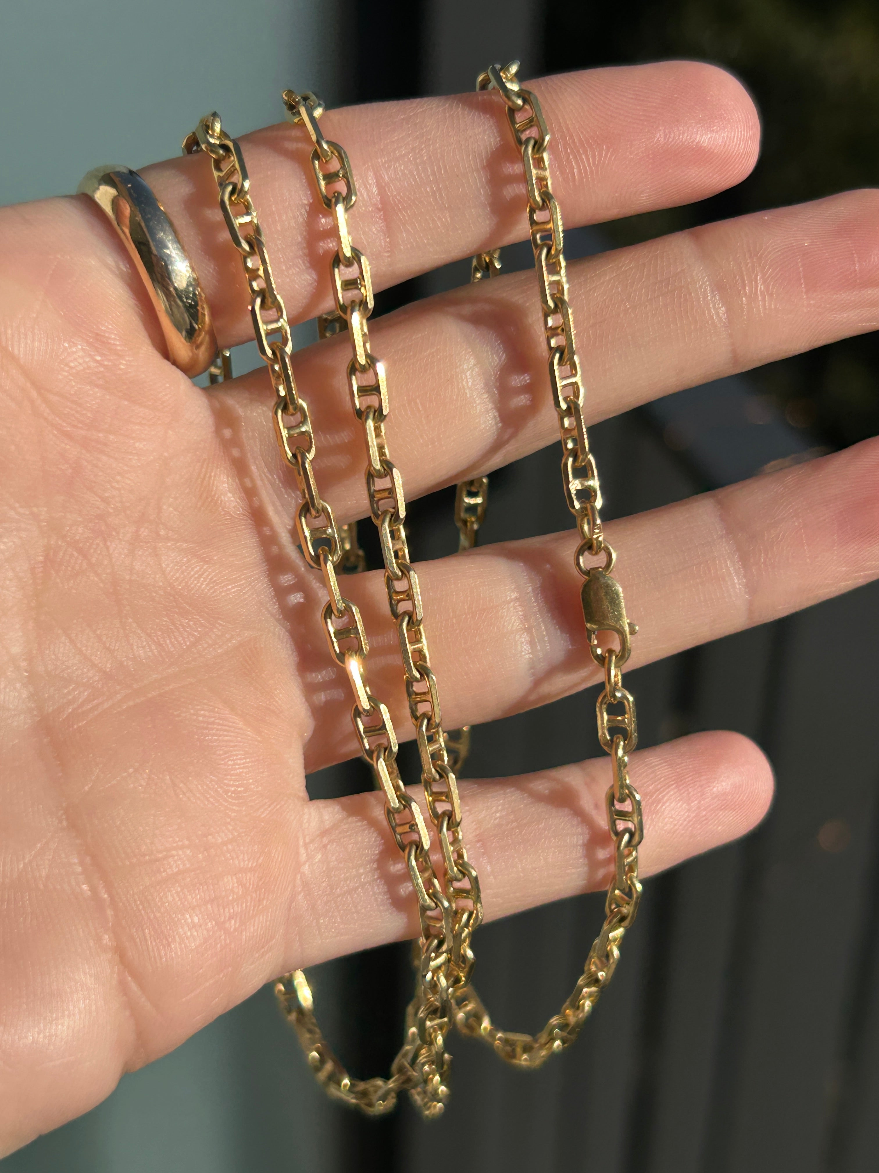 Solid Long Mariner Chain