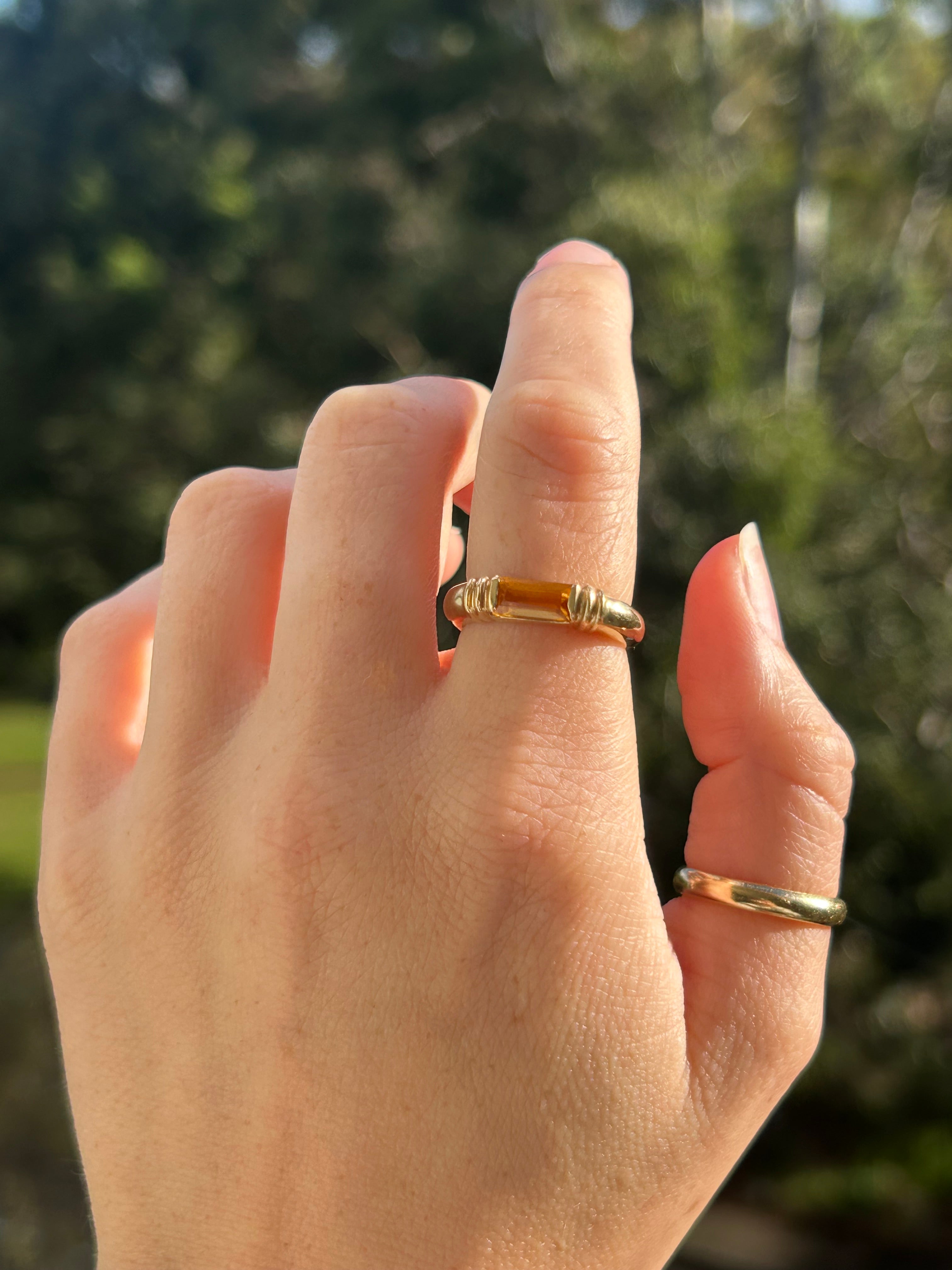Citrine Ring