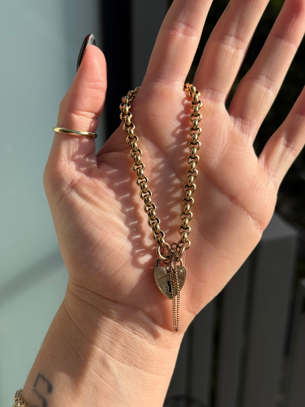 Rolo Padlock Bracelet