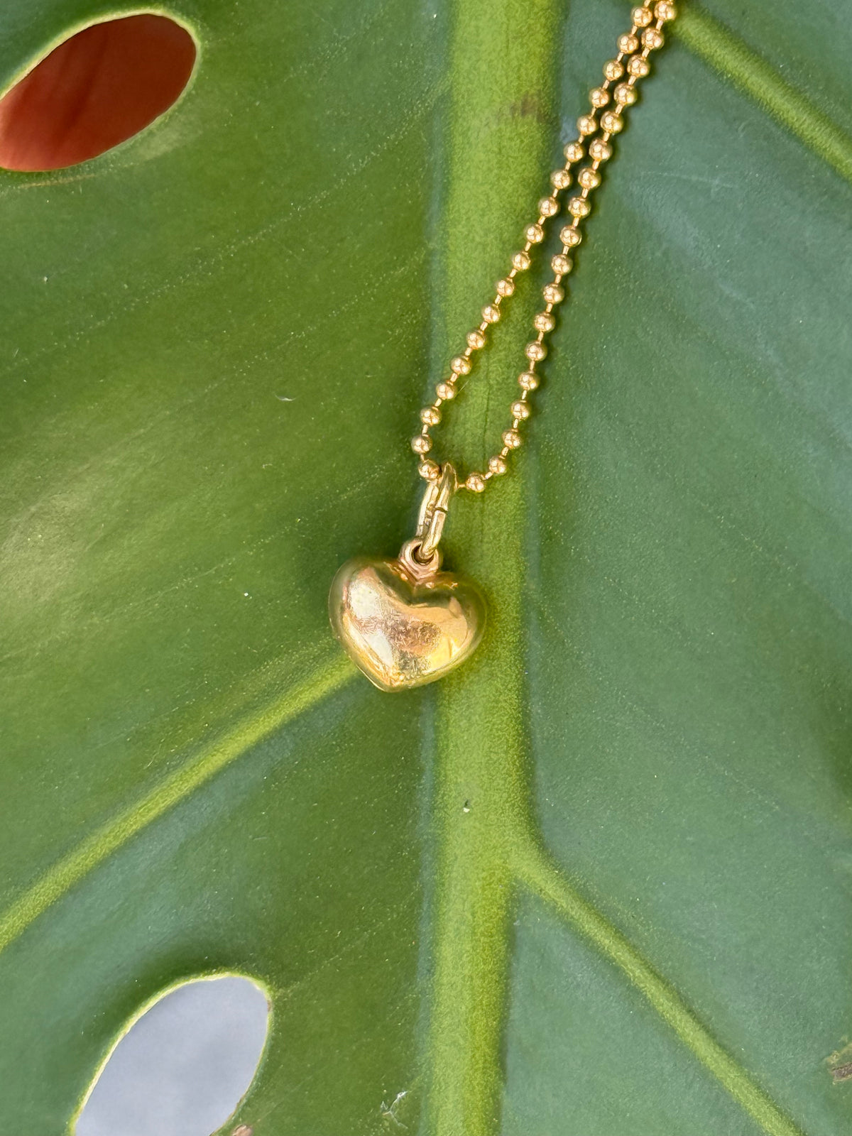 Mini Puffy Heart Charm