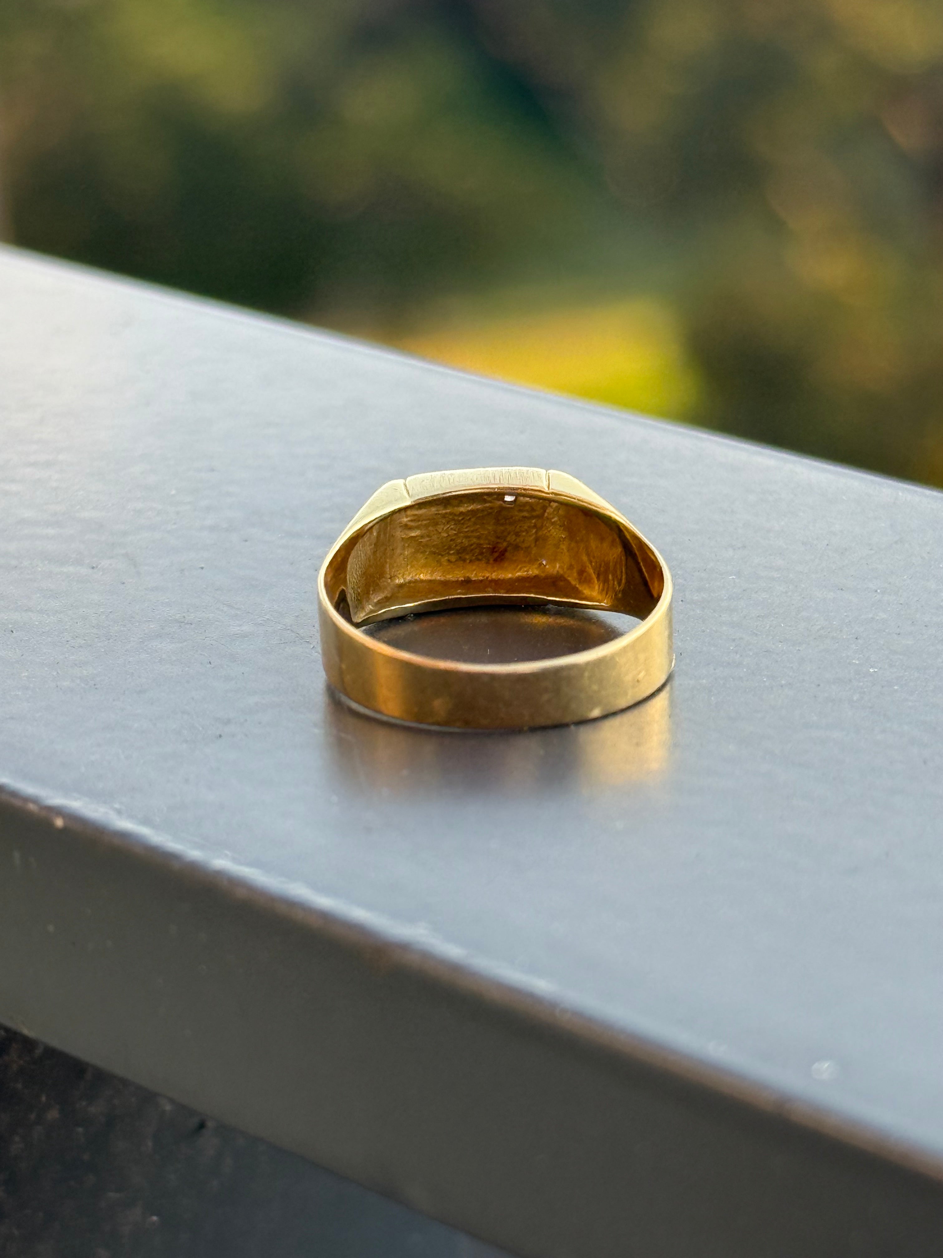 Diamond Starburst Signet