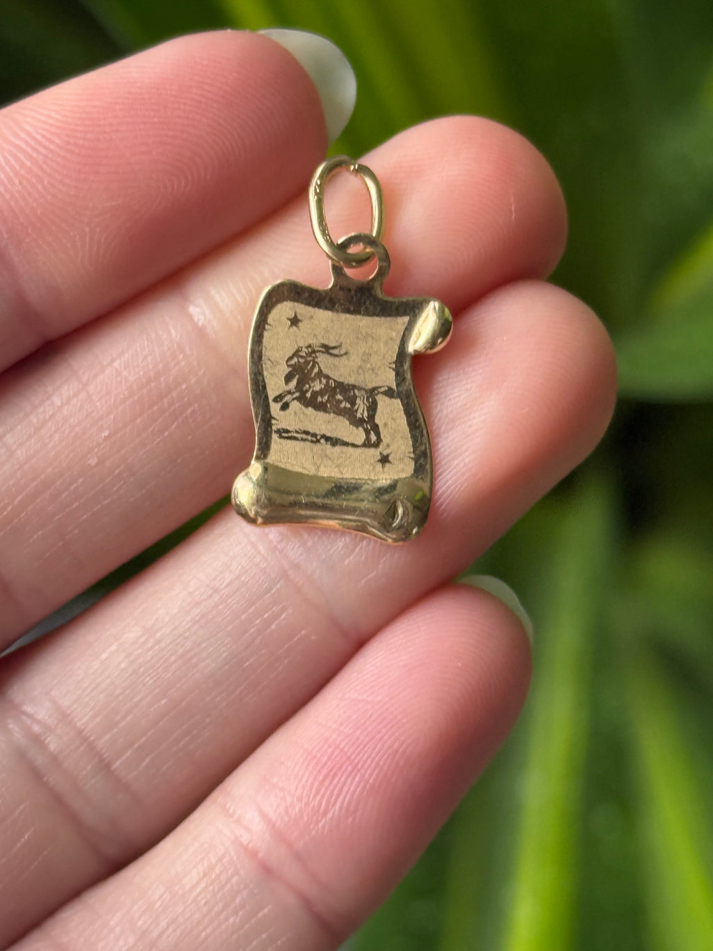 Aries Celestial Scroll Charm