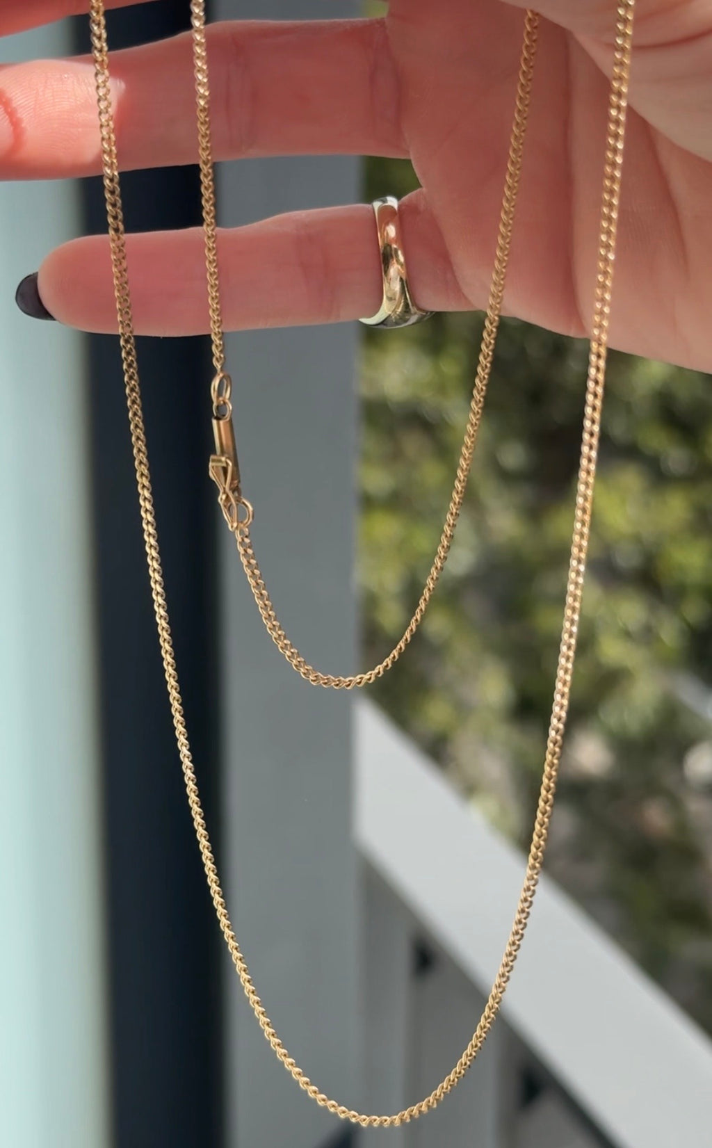 Solid Everyday Barrel Clasp Curb