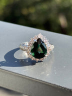 Teardrop Diamond Cocktail Ring