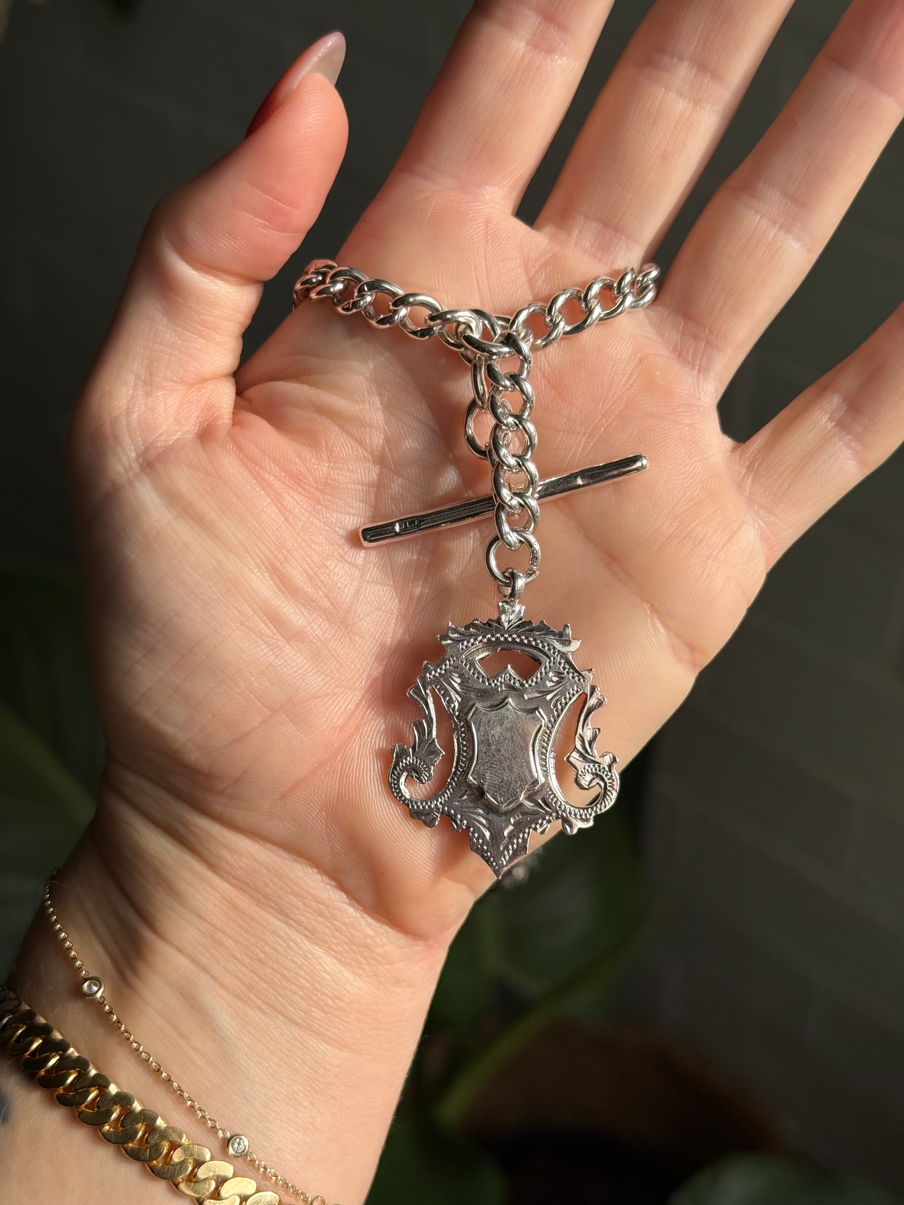 Solid Antique Albert Watch Chain