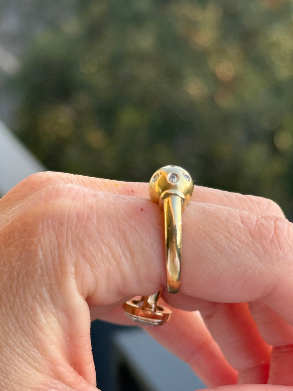 Diamond Ball Ring