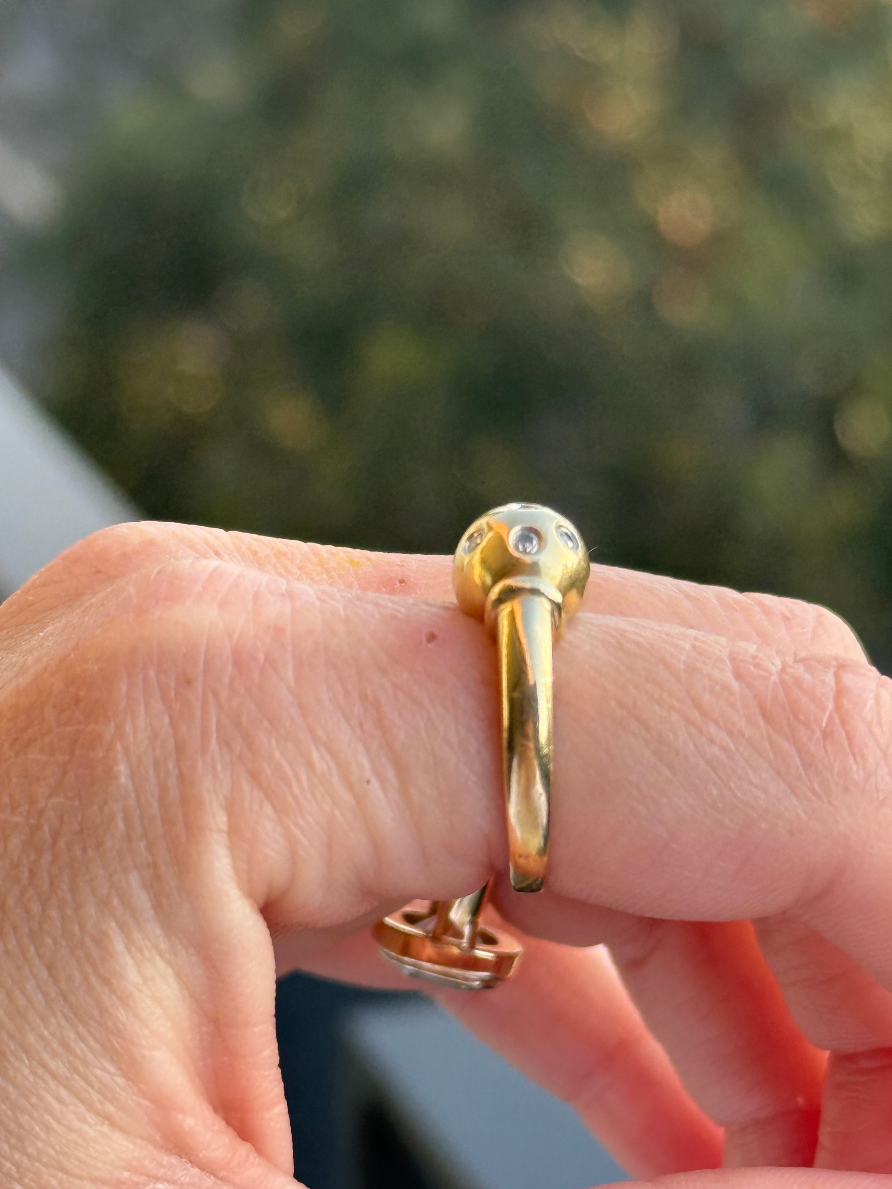 Diamond Ball Ring
