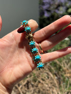 Turquoise Floral Bracelet