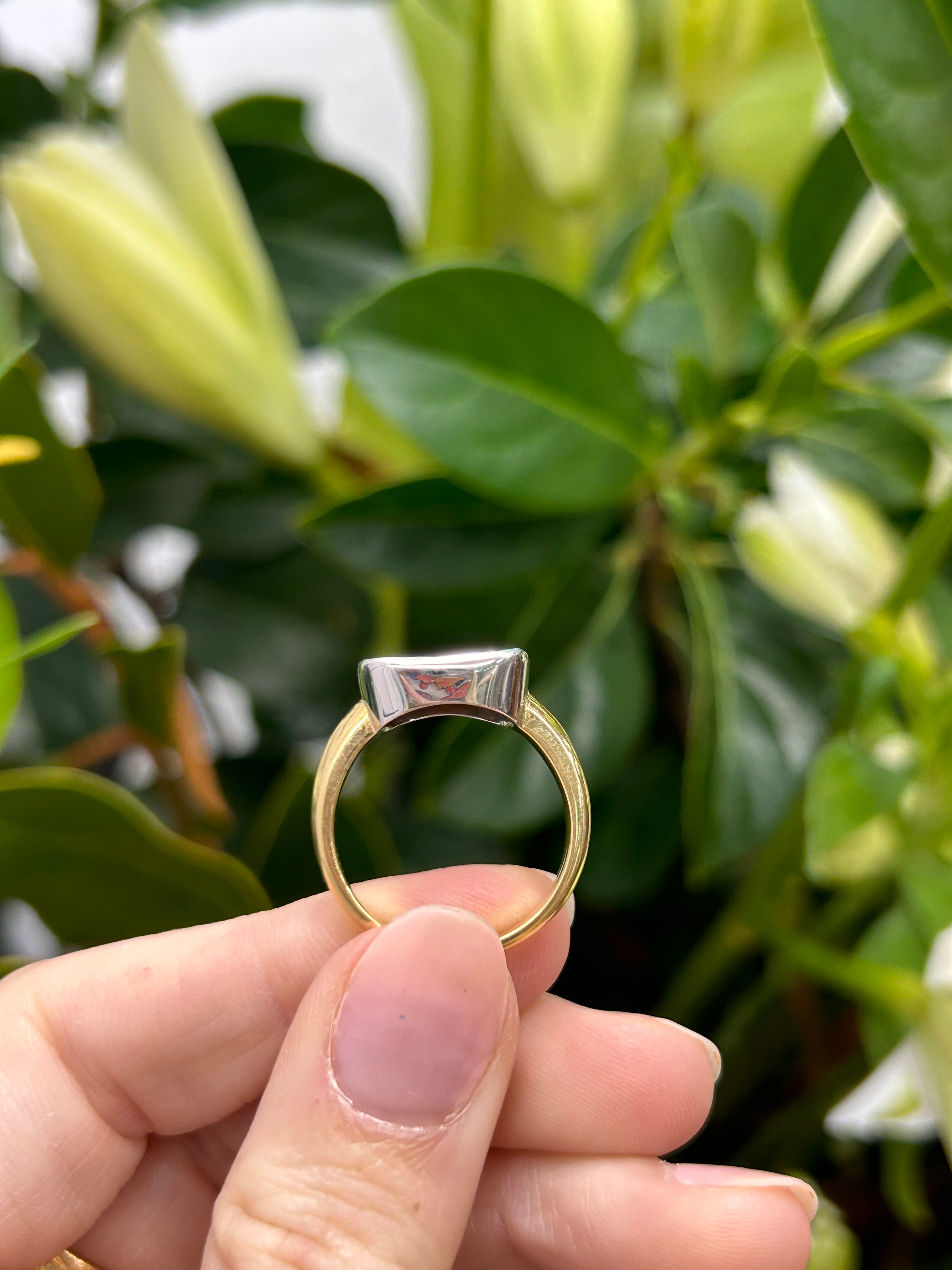 Australian Boulder Opal Ring