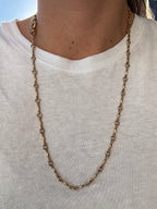 Solid Fancy Link Antique Chain