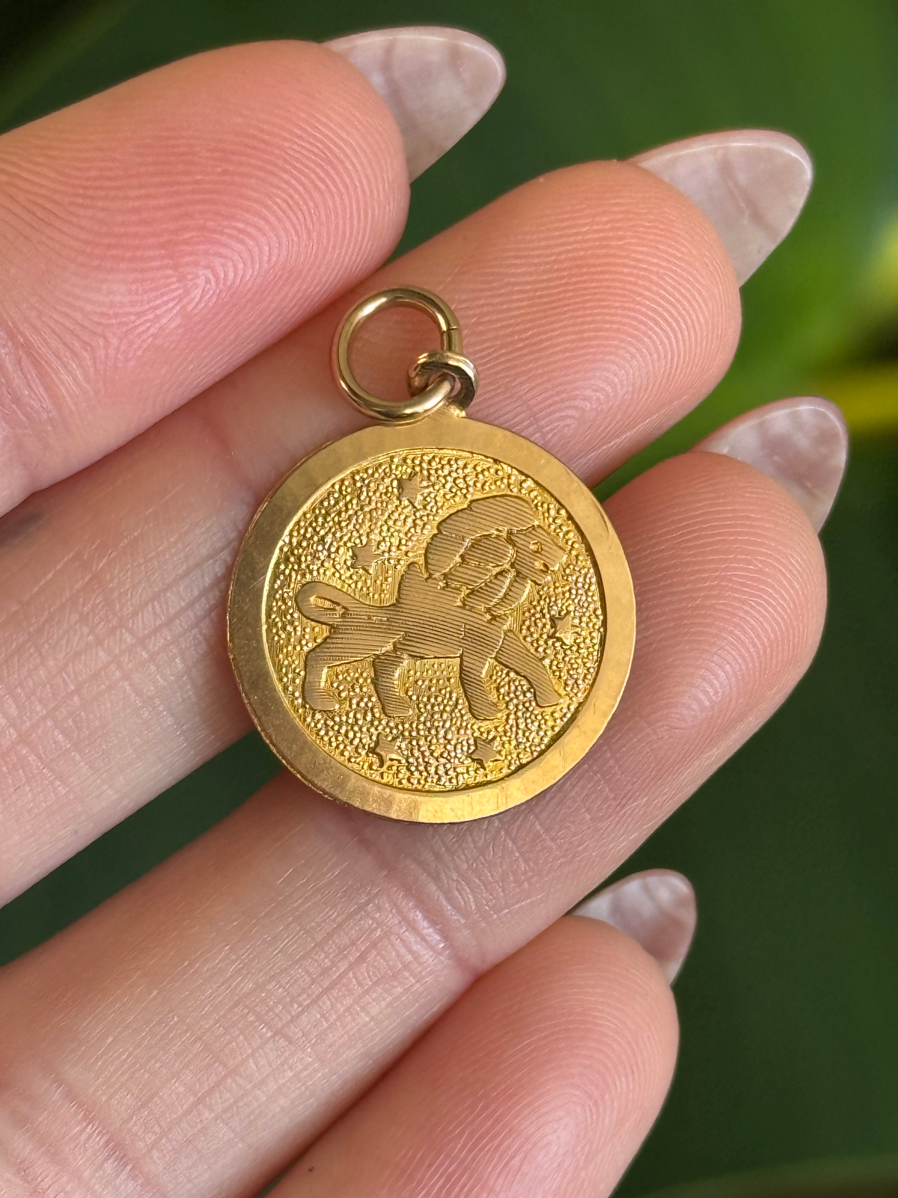 Celestial Leo Charm