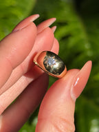 Vintage Diamond Starburst Dome Ring