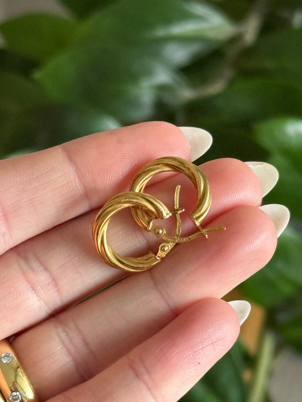 Twisted Mini Hoops