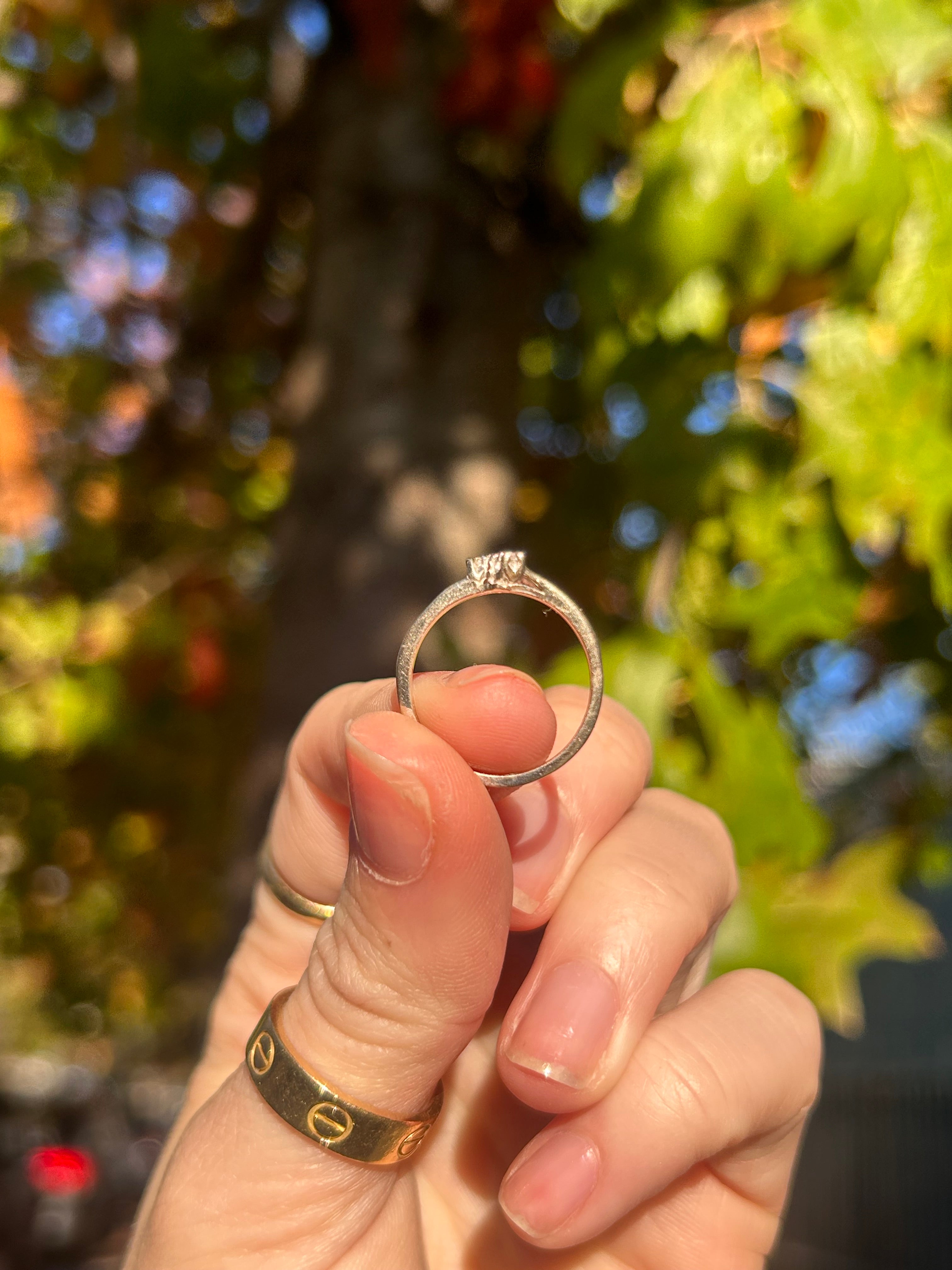 White Gold Diamond Band