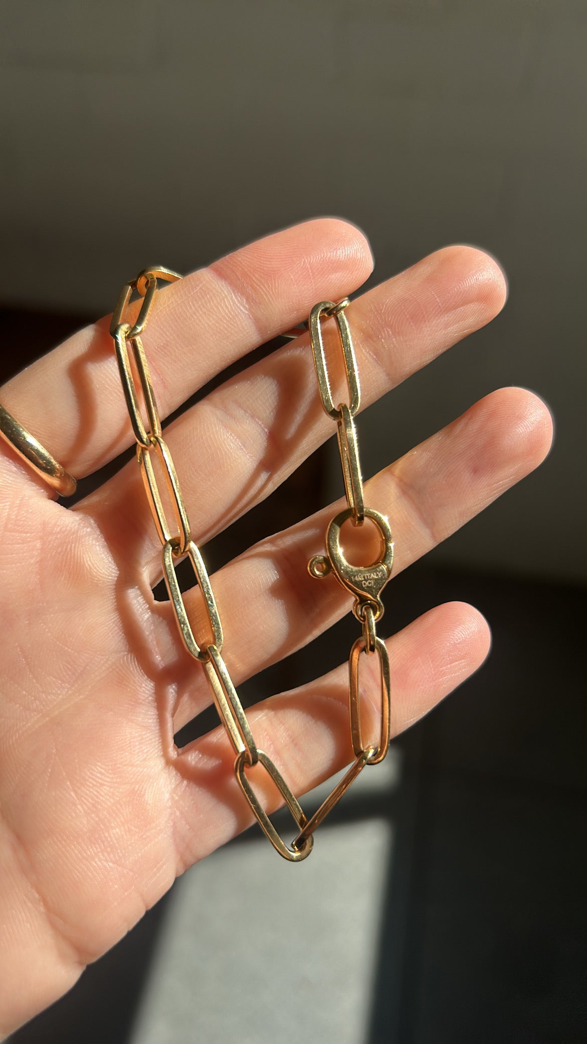 Solid Paperclip Bracelet